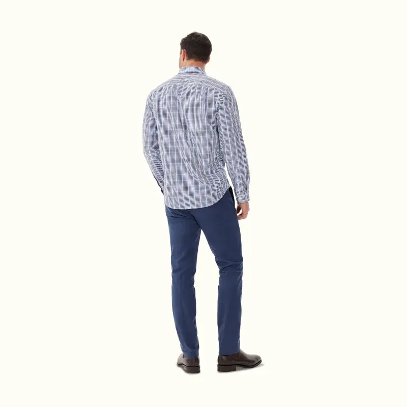 R.M.Williams - Collins Shirt - Check - Navy, Blue & White