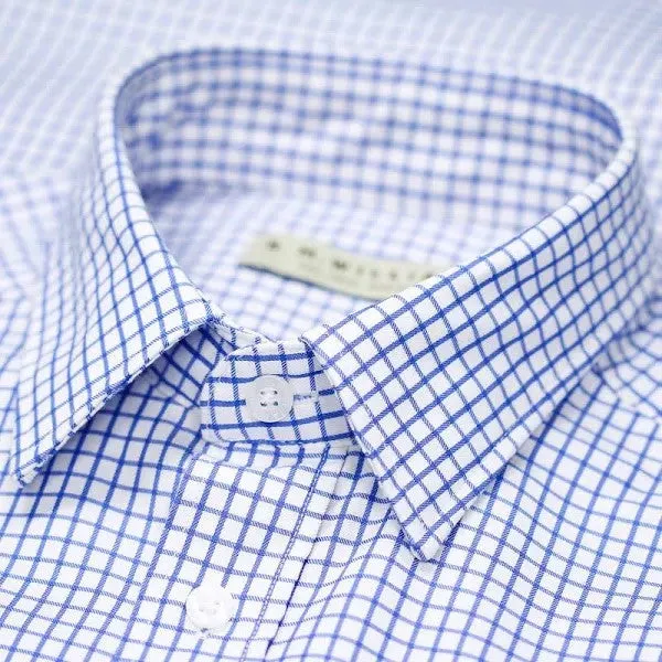 R.M.Williams - Collins Shirt - Check - White/Blue