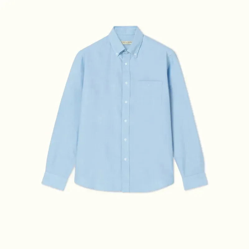 R.M.Williams - Collins Shirt - Oxford - Light Blue