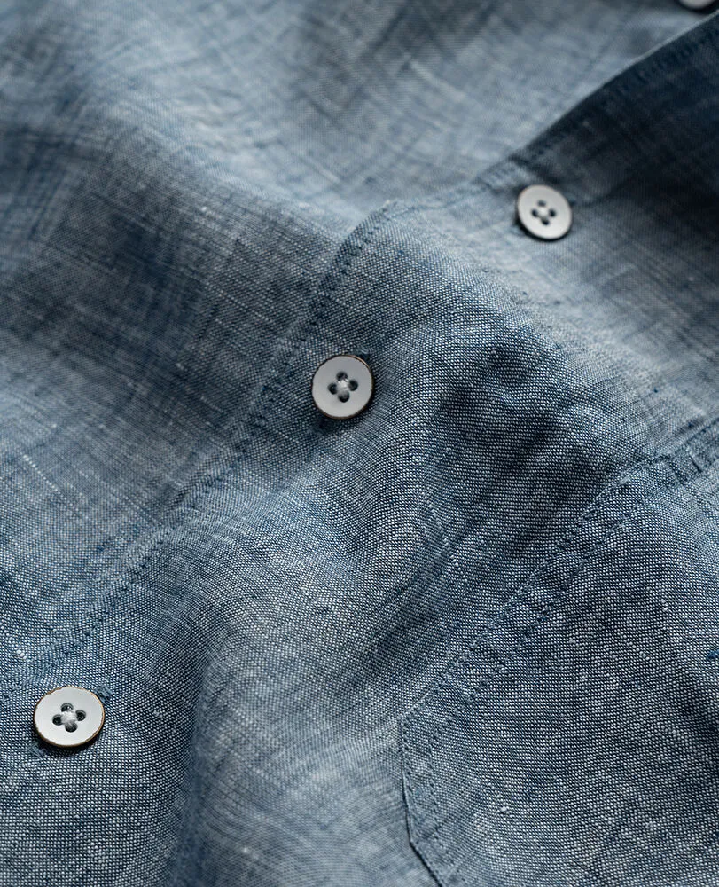 Rodd & Gunn - Chaffeys Linen Shirt - Denim