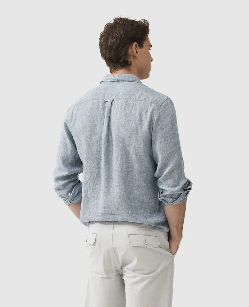 Rodd & Gunn - Chaffeys Linen Shirt - Denim