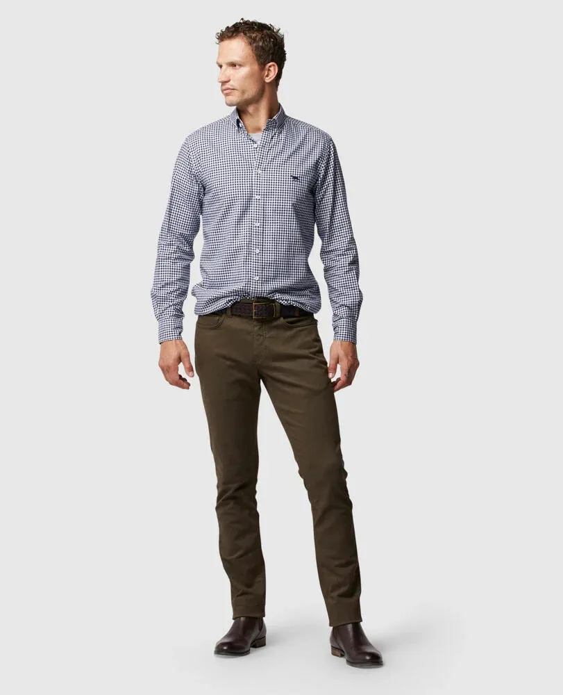 Rodd & Gunn - Gunn Oxford Shirt - Check - Navy & Snow