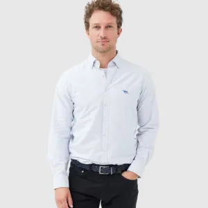 Rodd & Gunn - Gunn Oxford Shirt - Stripe - Royal Blue & White