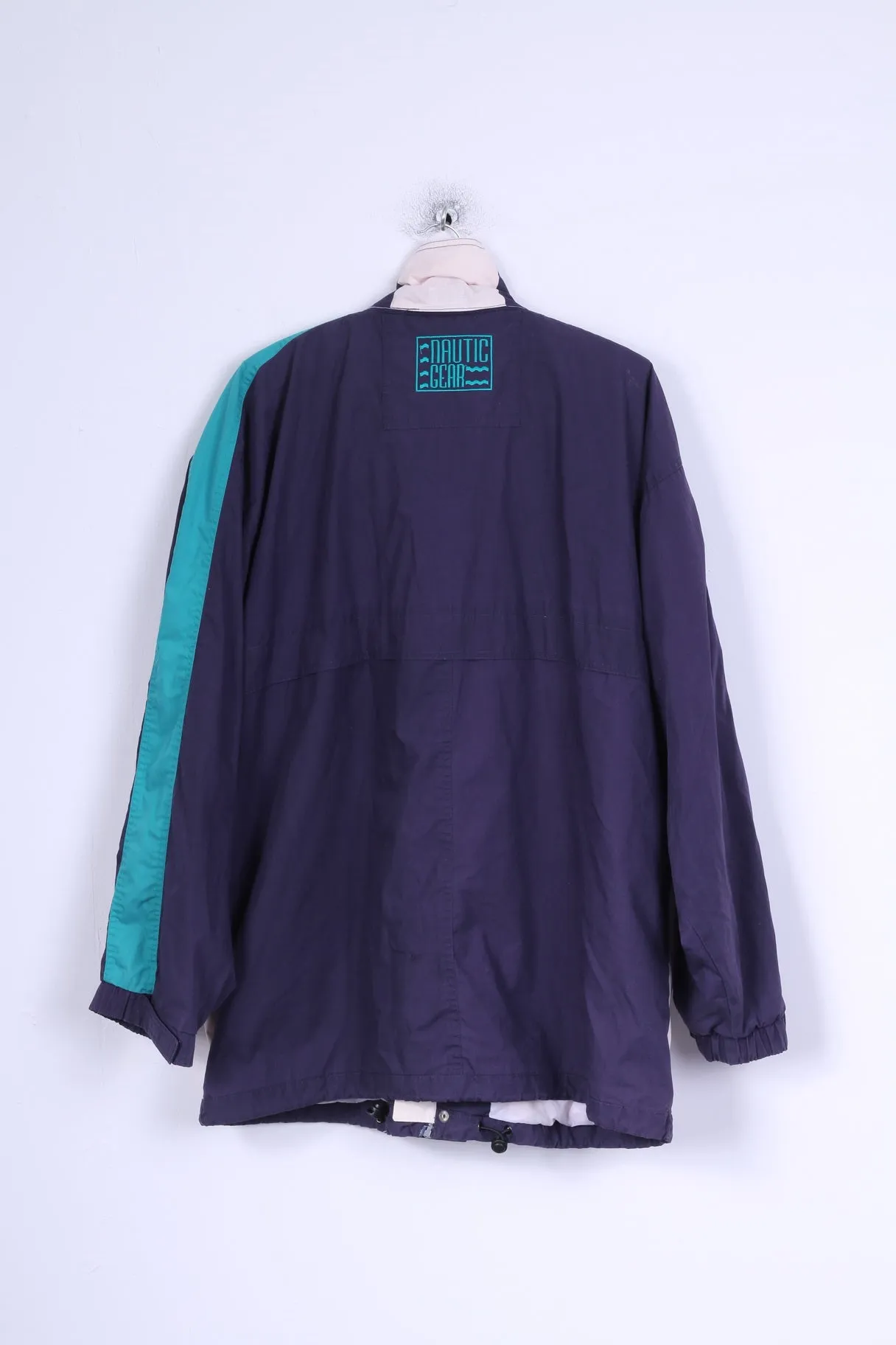 Rodeo C&A. Mens XL Jacket Green Nautic Gear Retro Zip Up Outdoor Top