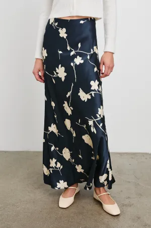 ROMINA SKIRT - MIDNIGHT ROSES Rails