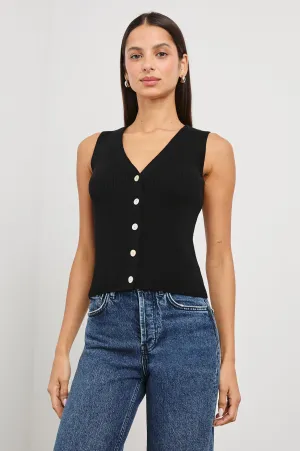 ROSA VEST - BLACK Rails