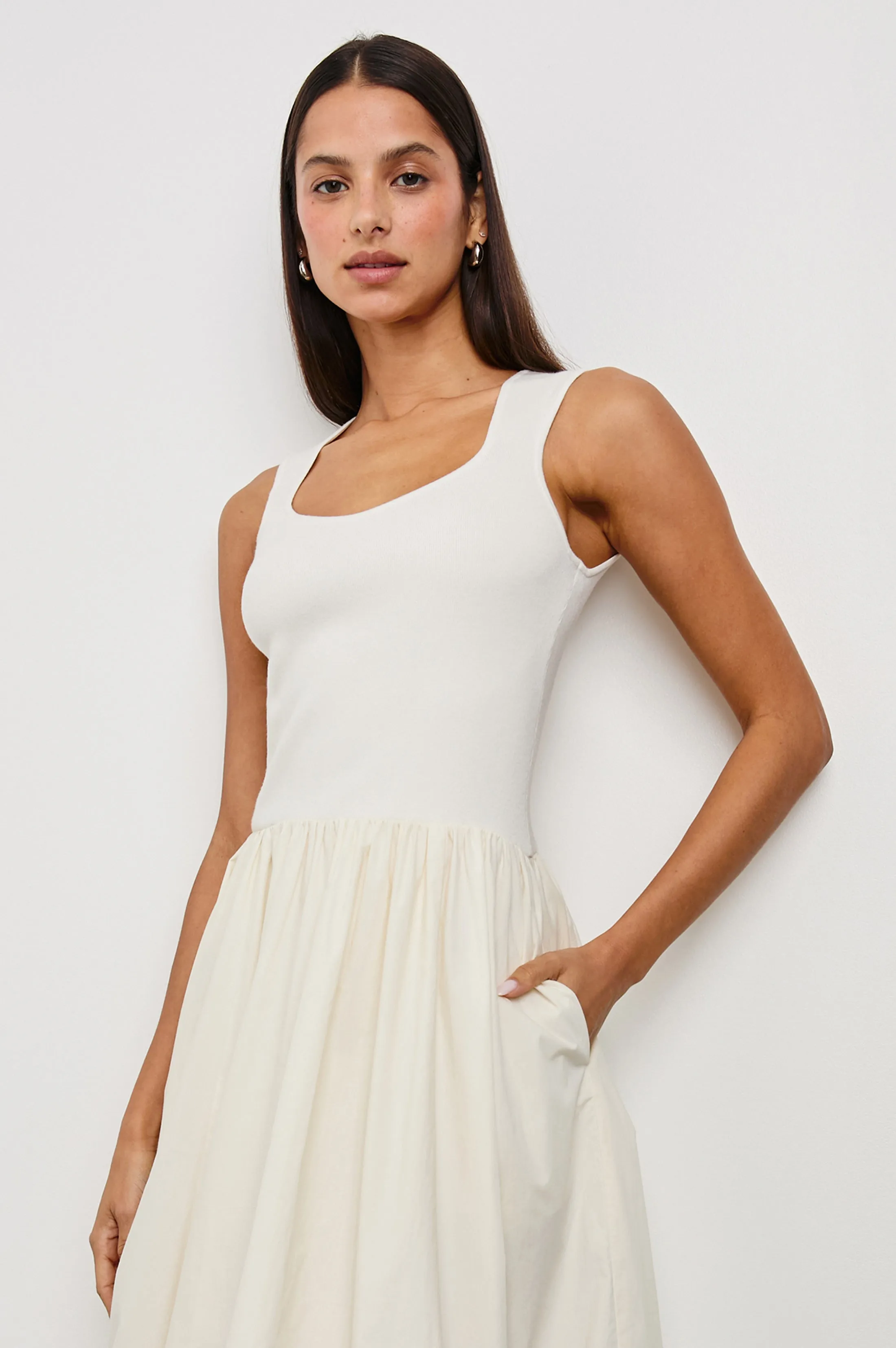 ROSALIND DRESS - IVORY Rails