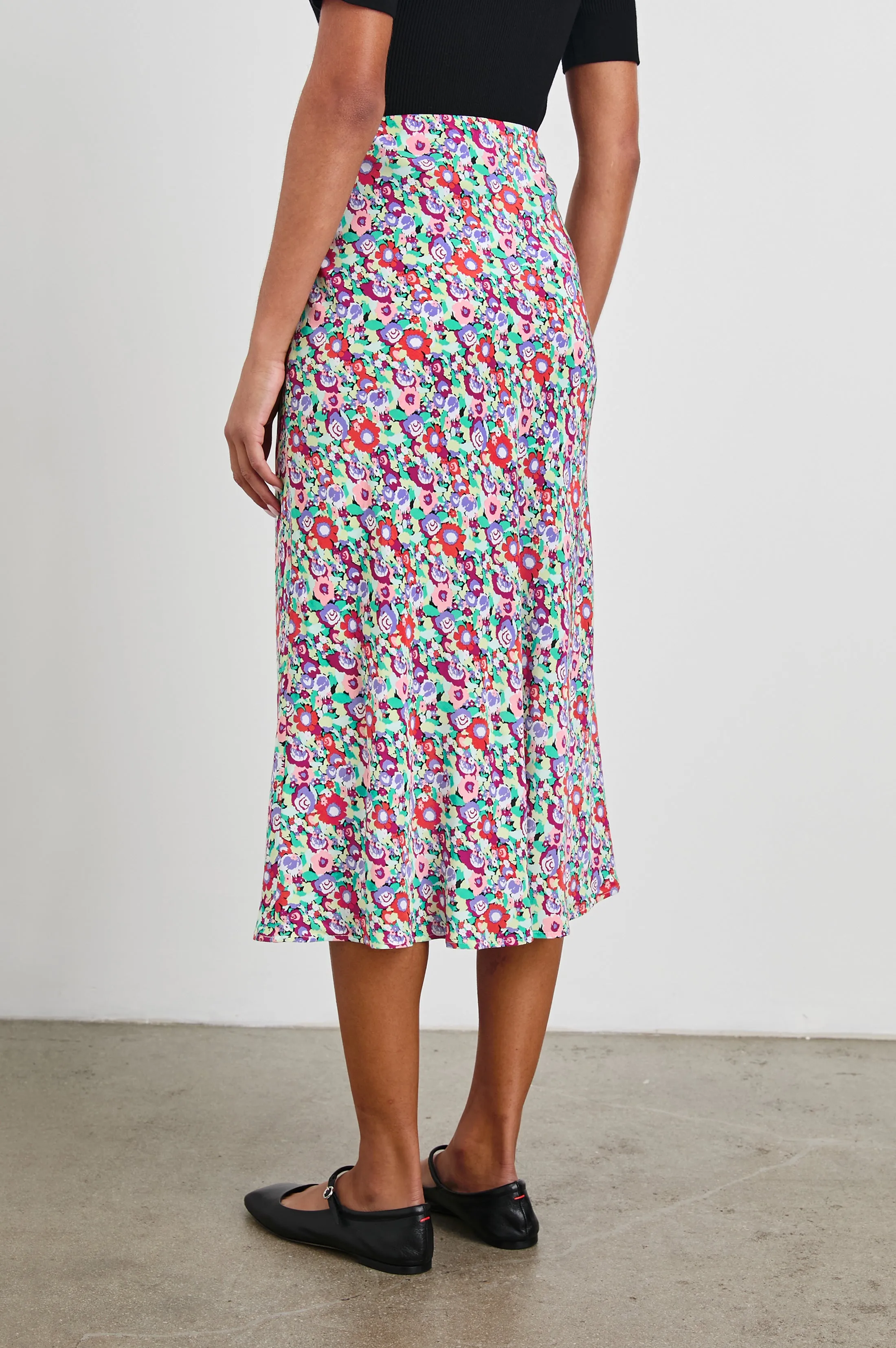ROSETTA SKIRT - OVERSIZED MULTI FLORAL Rails