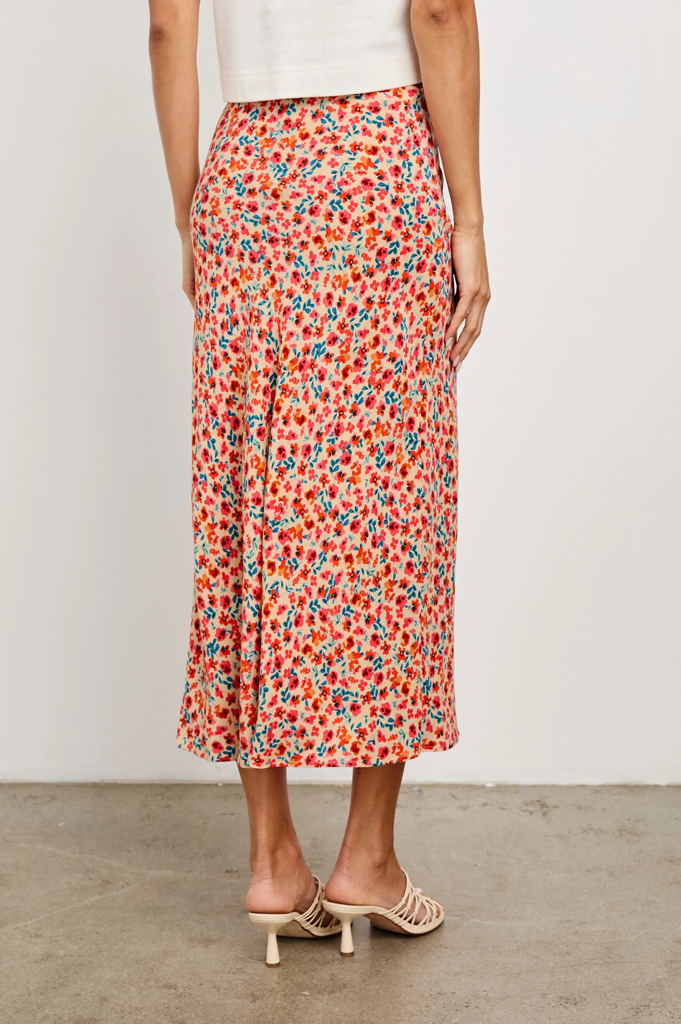 ROSETTA SKIRT - RED POSY Rails