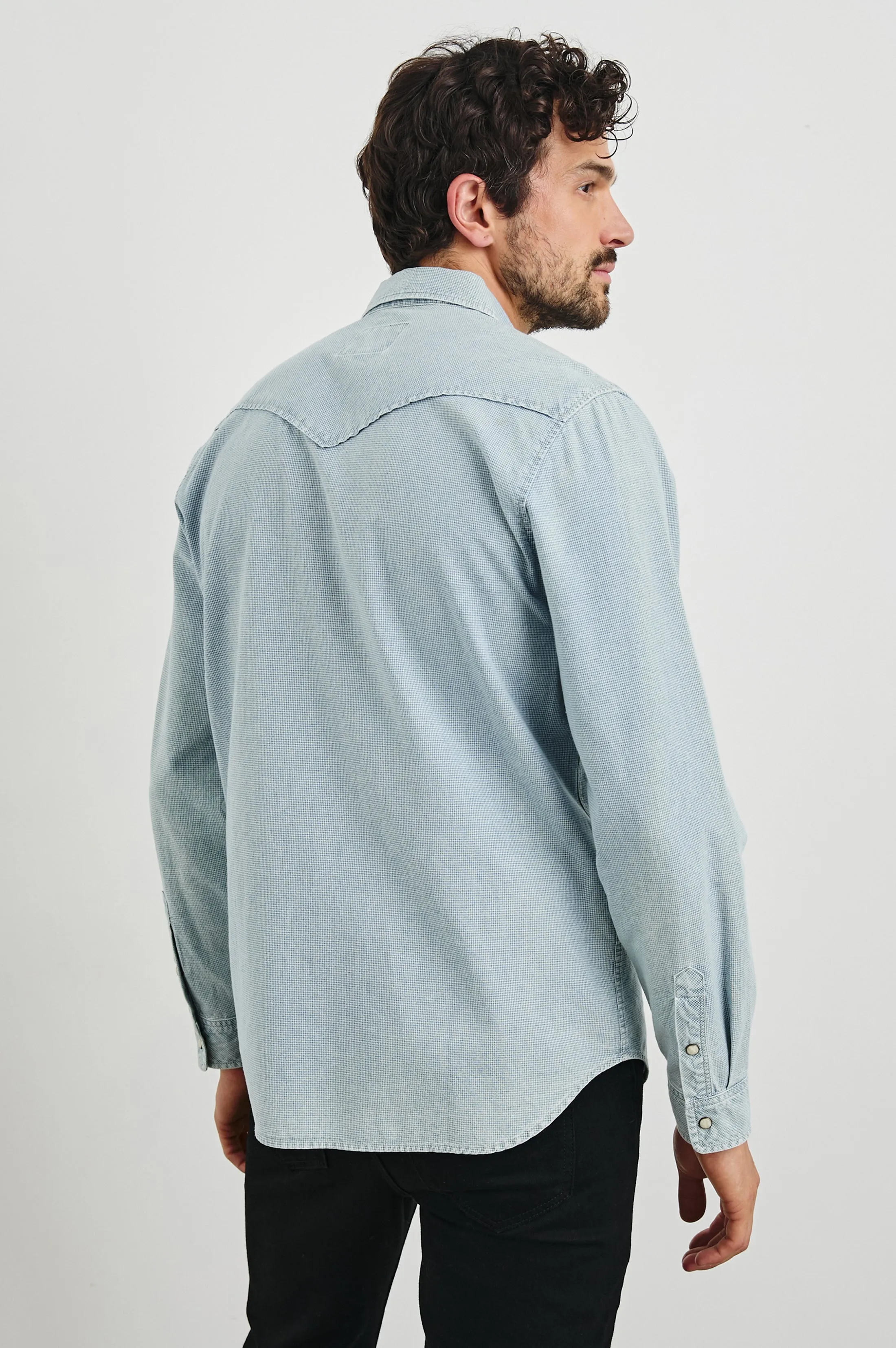 ROY SHIRT - SUNFADED INDIGO Rails