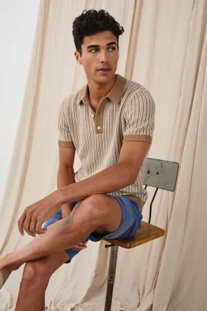 ROYCE POLO SHIRT - TAWNY WHITE Rails