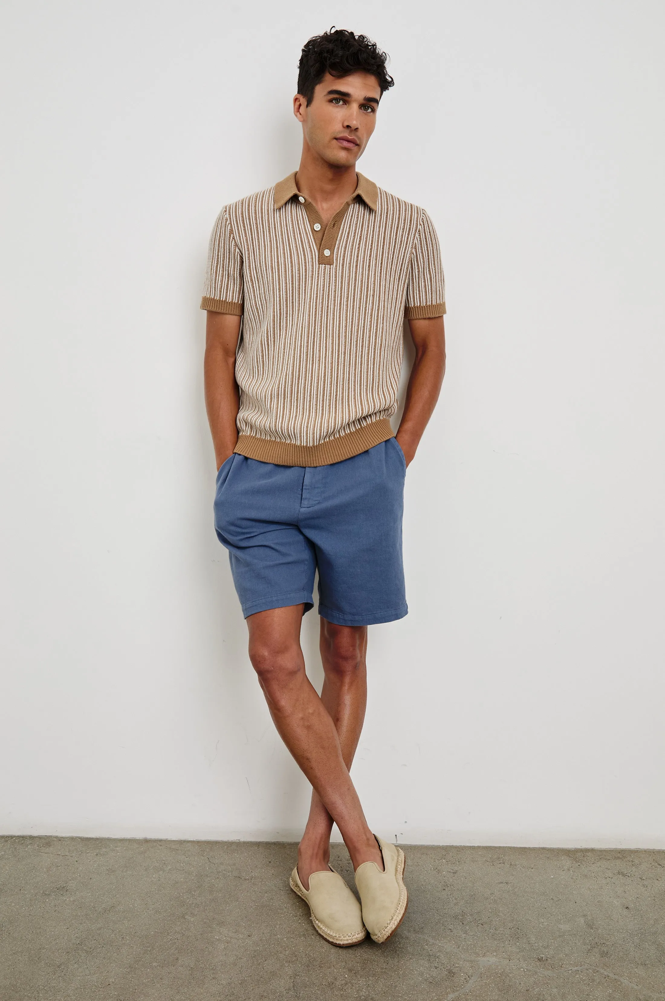 ROYCE POLO SHIRT - TAWNY WHITE Rails