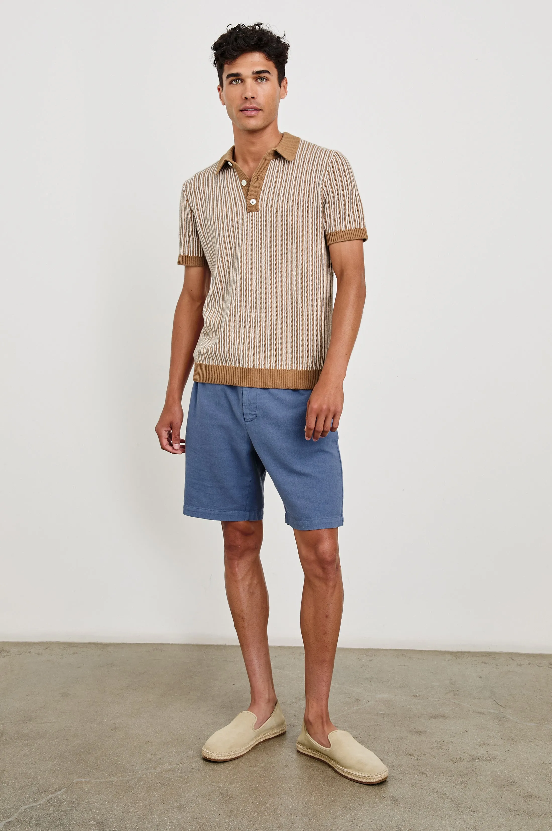 ROYCE POLO SHIRT - TAWNY WHITE Rails