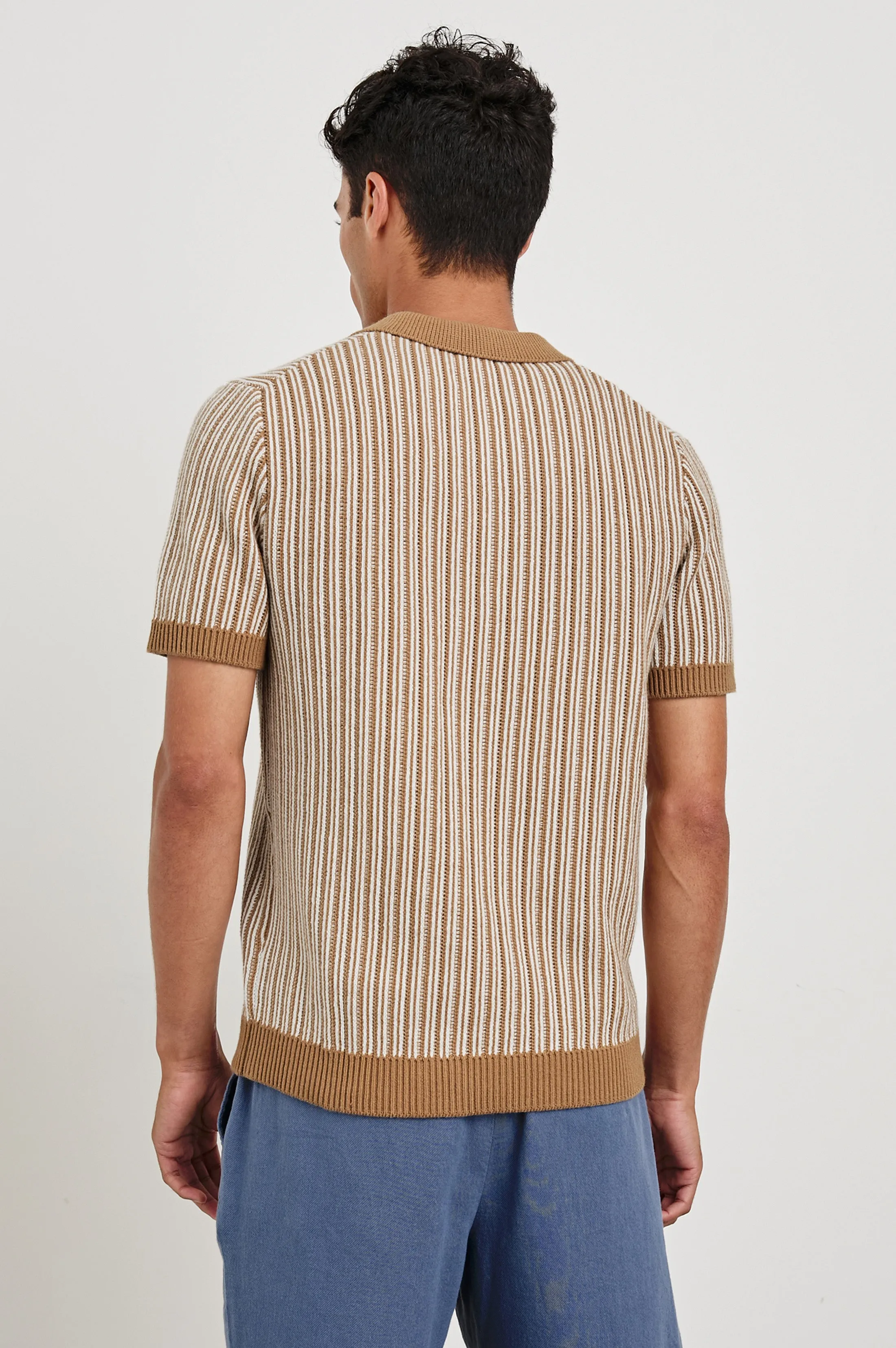ROYCE POLO SHIRT - TAWNY WHITE Rails