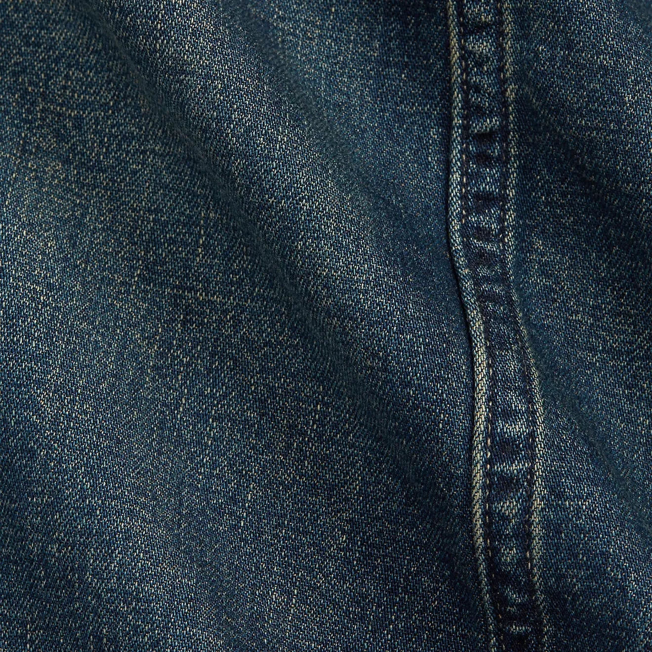 RRL by Ralph Lauren Cotton-Linen Denim Engineer Jacket Torrington Wash
