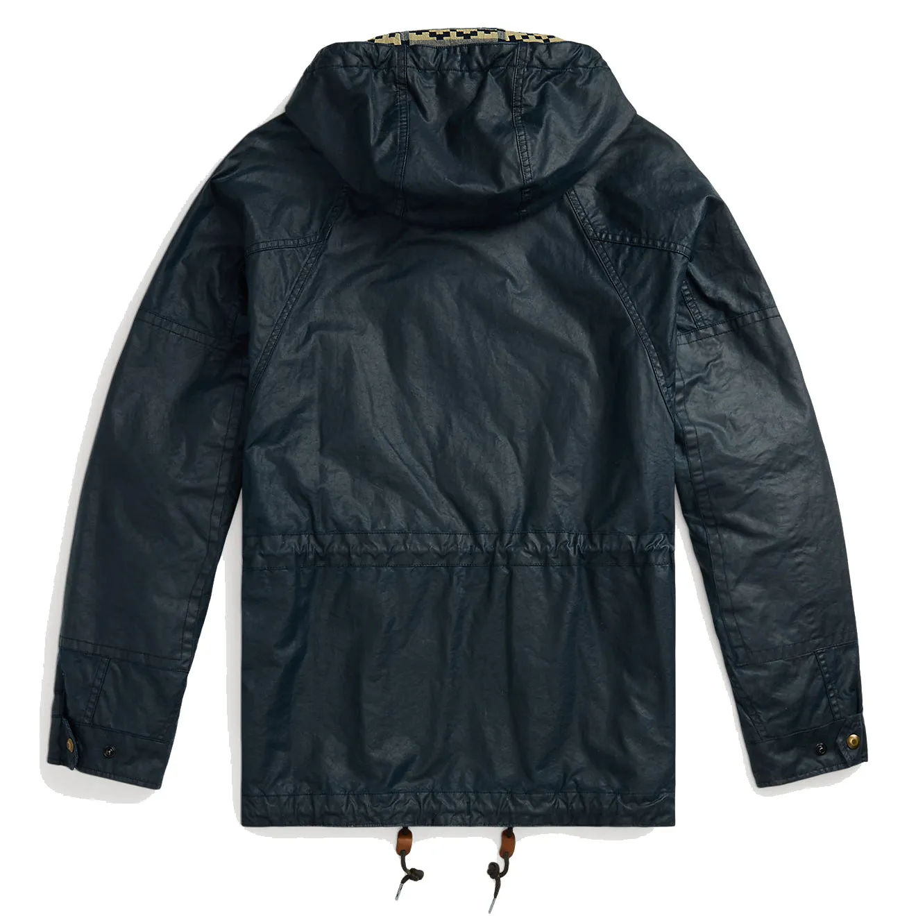 RRL by Ralph Lauren Oilcloth Hooded Jacket Vintage Navy