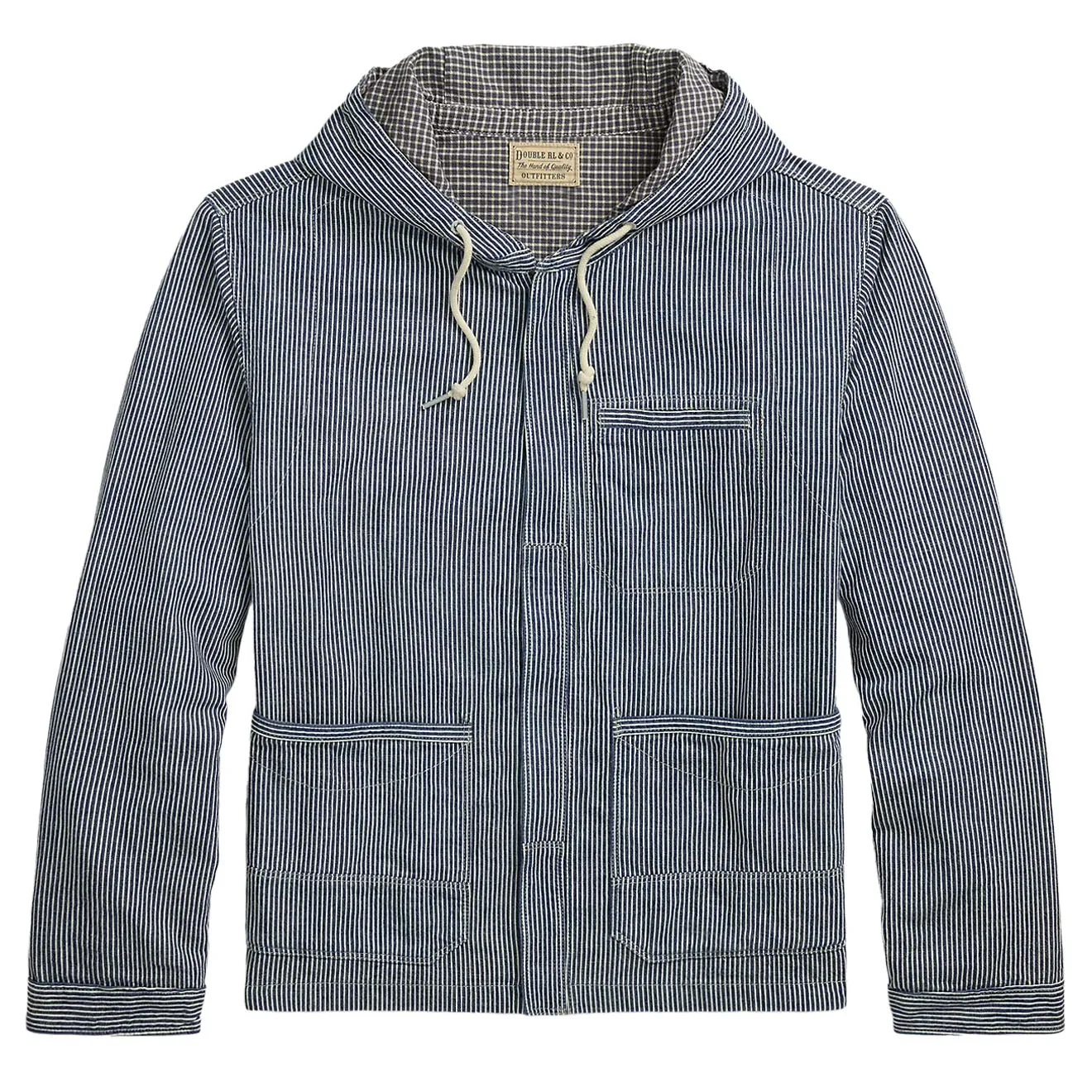 RRL By Ralph Lauren Schooner Unlined Shirt Jacket Navy Multi