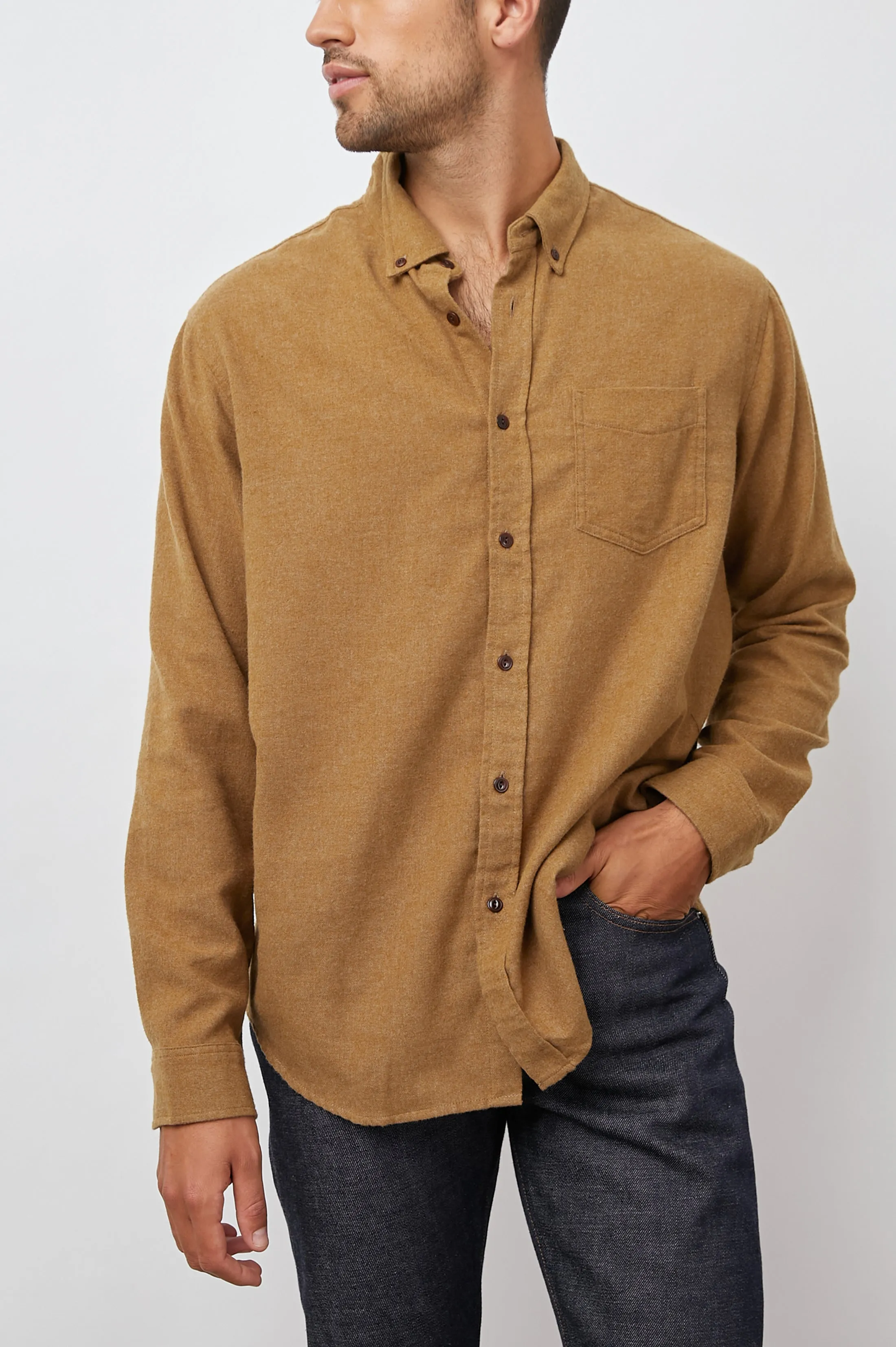 RUNSON SHIRT - GOLDEN ROD Rails
