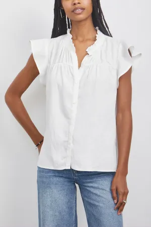 RUTHIE TOP - WHITE Rails