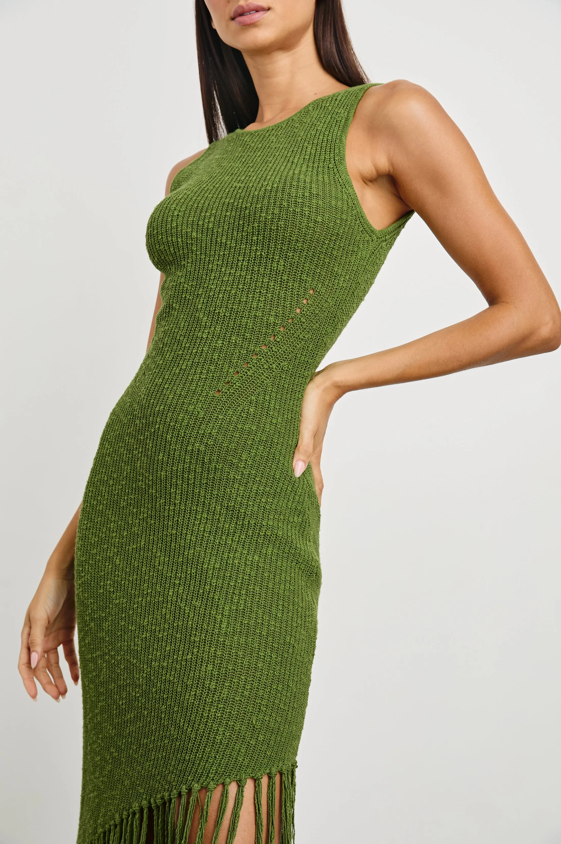 RYLEE DRESS - BANANA PALM Rails