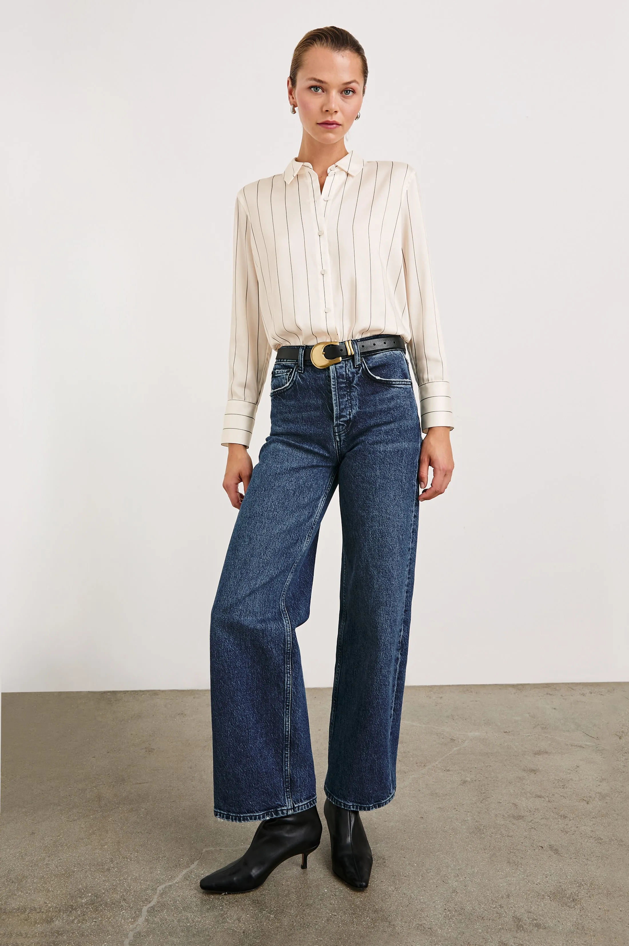 SAIGE SHIRT - BRIXTON STRIPE Rails