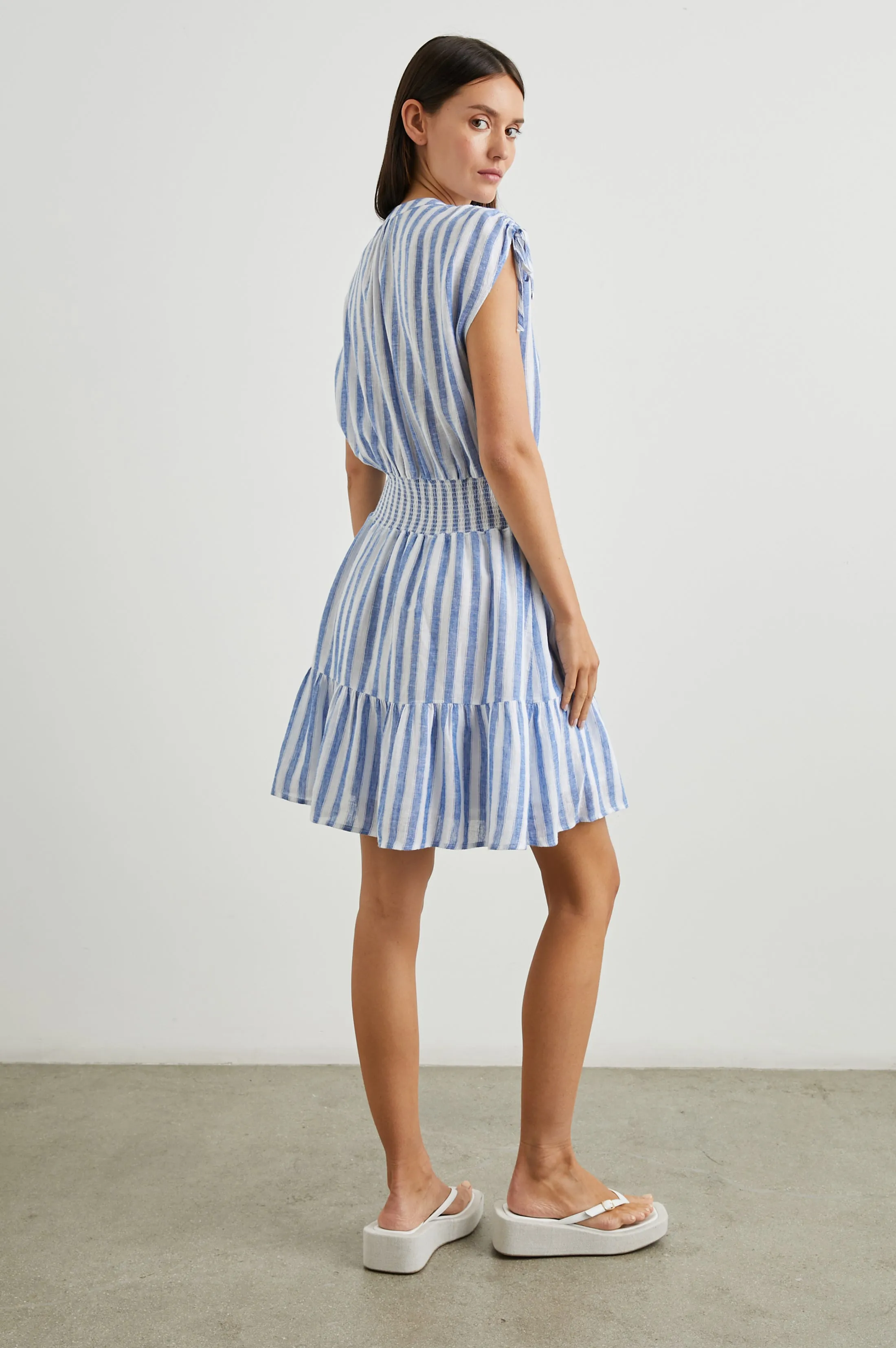 SAMINA DRESS - CASABLANCA STRIPE Rails