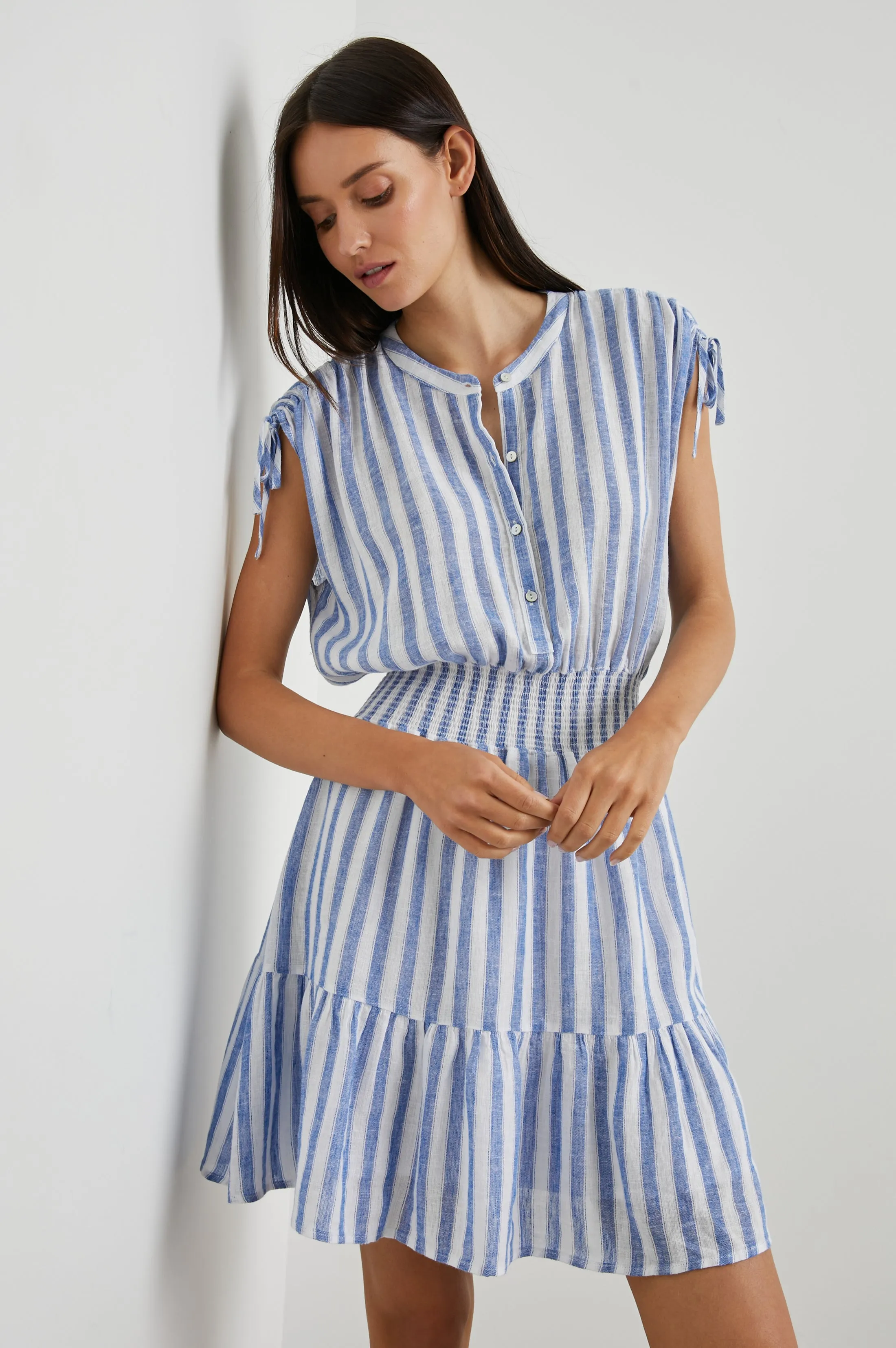 SAMINA DRESS - CASABLANCA STRIPE Rails