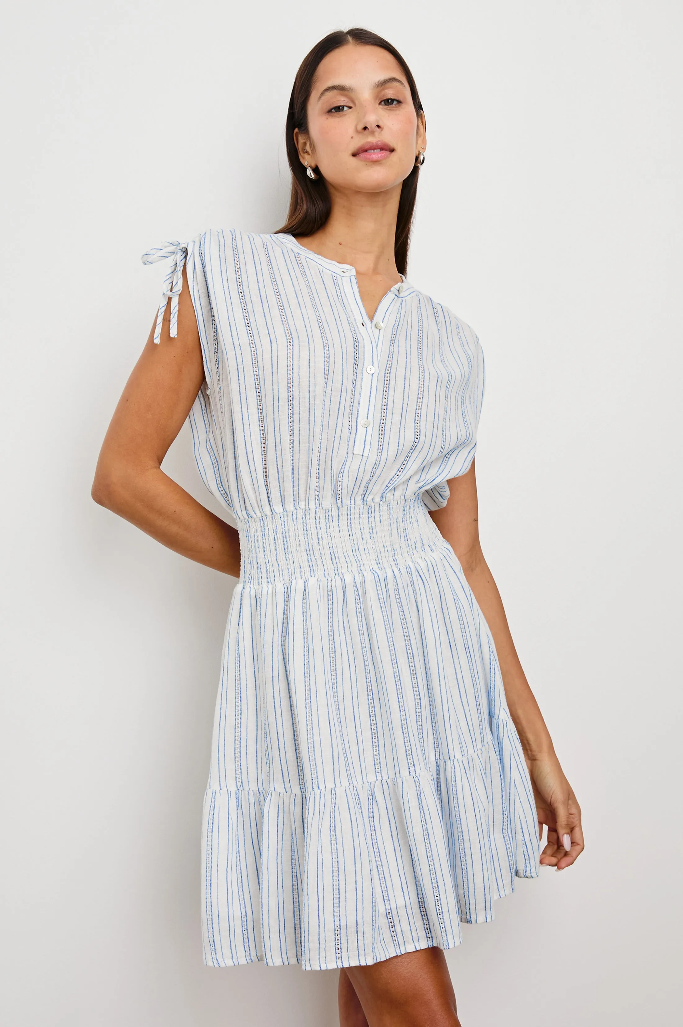 SAMINA DRESS - SONOMA STRIPE Rails
