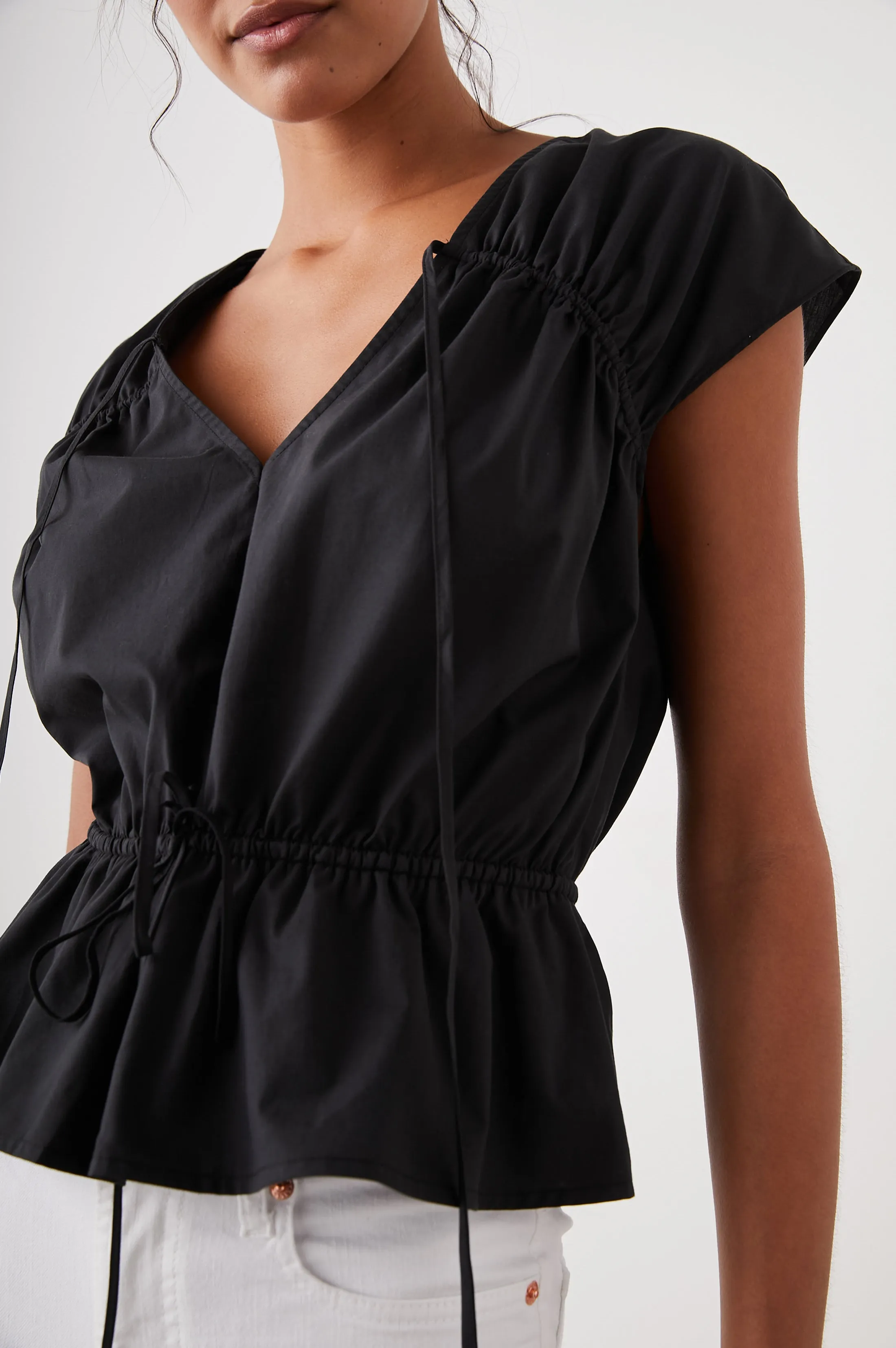 SAVI TOP - BLACK Rails