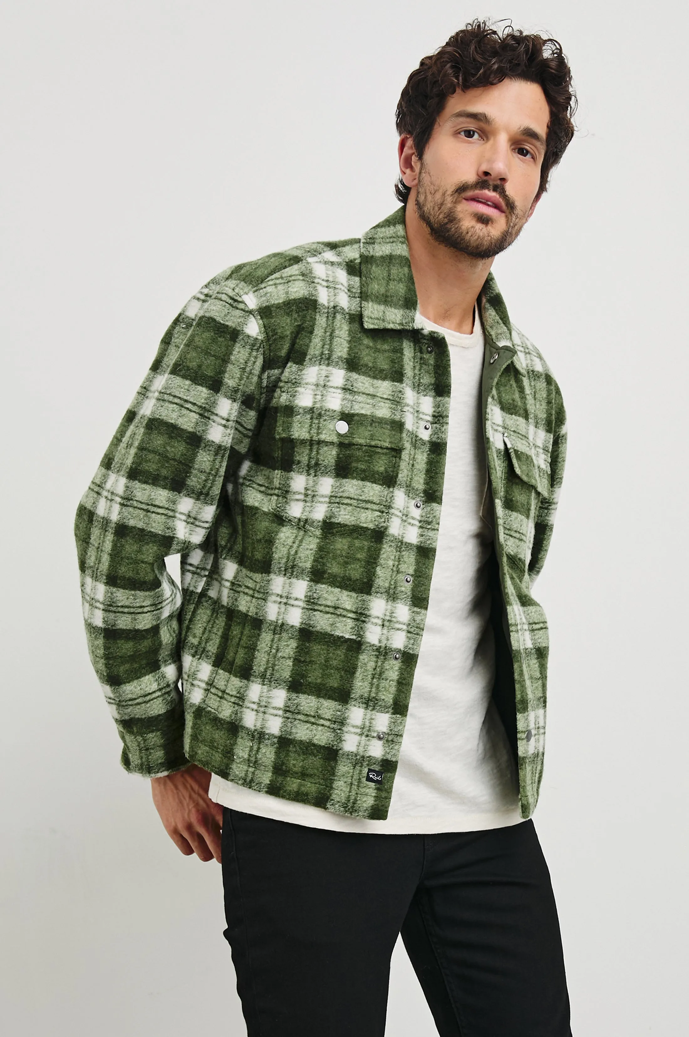SAXON JACKET - GREEN MIST Rails