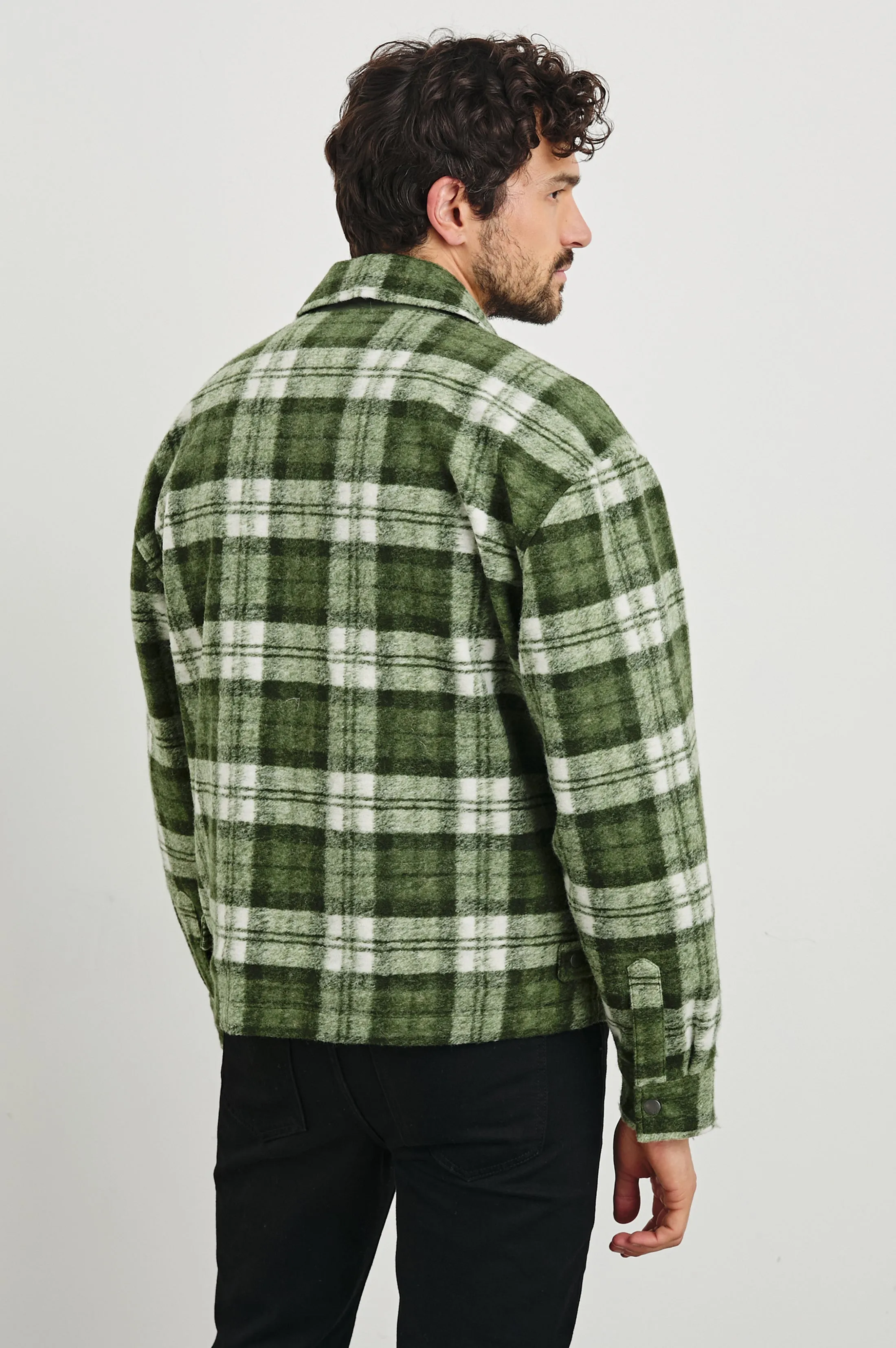 SAXON JACKET - GREEN MIST Rails