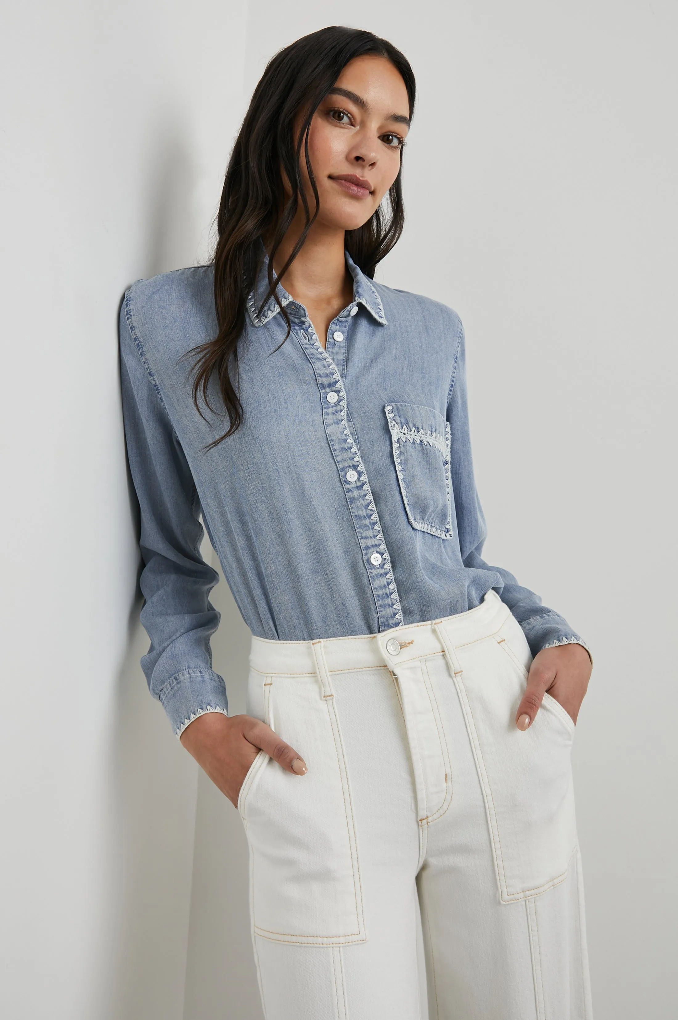 SAYA SHIRT - CLOUD WASH Rails