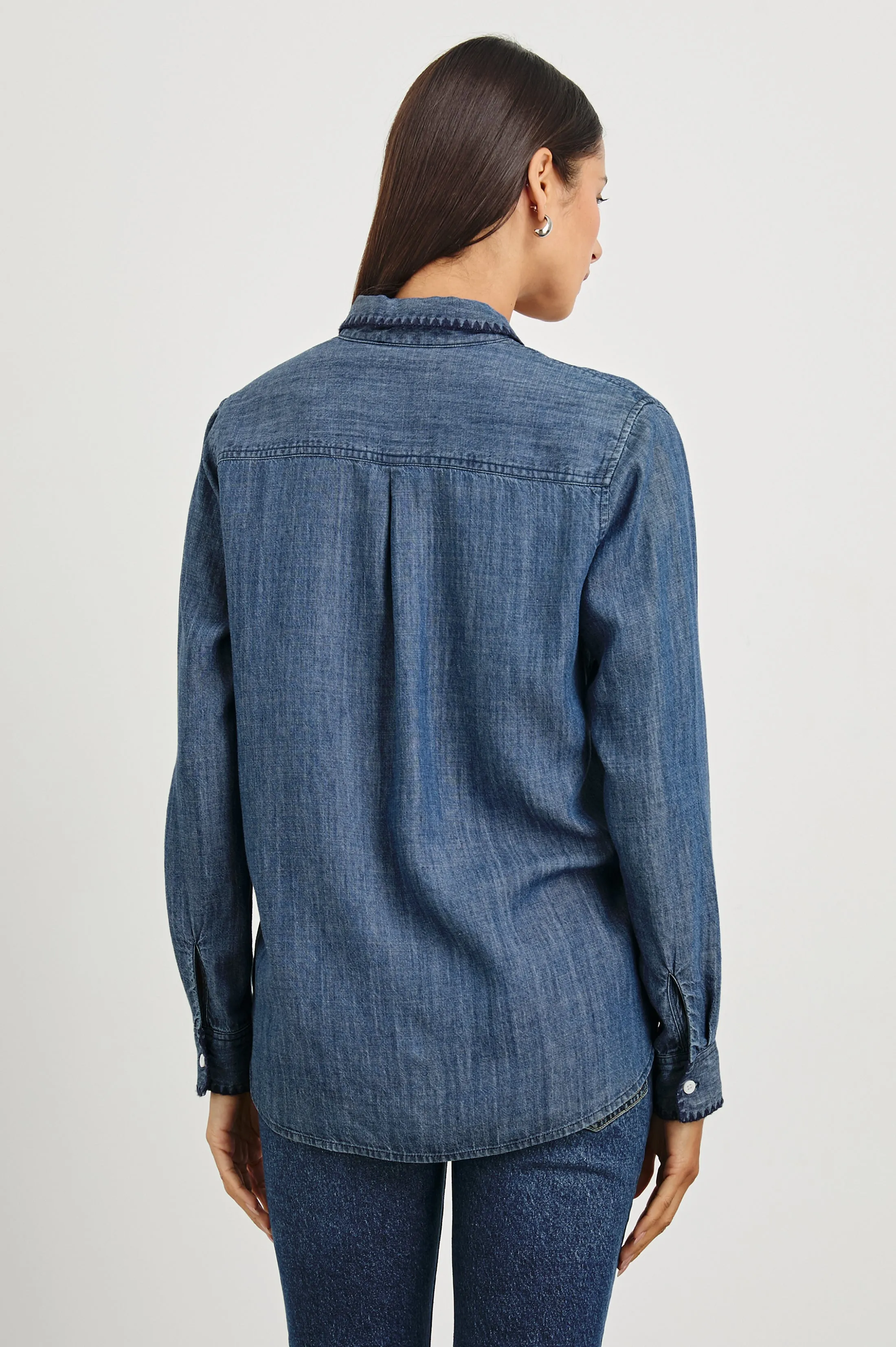 SAYA SHIRT - DARK VINTAGE WASH Rails