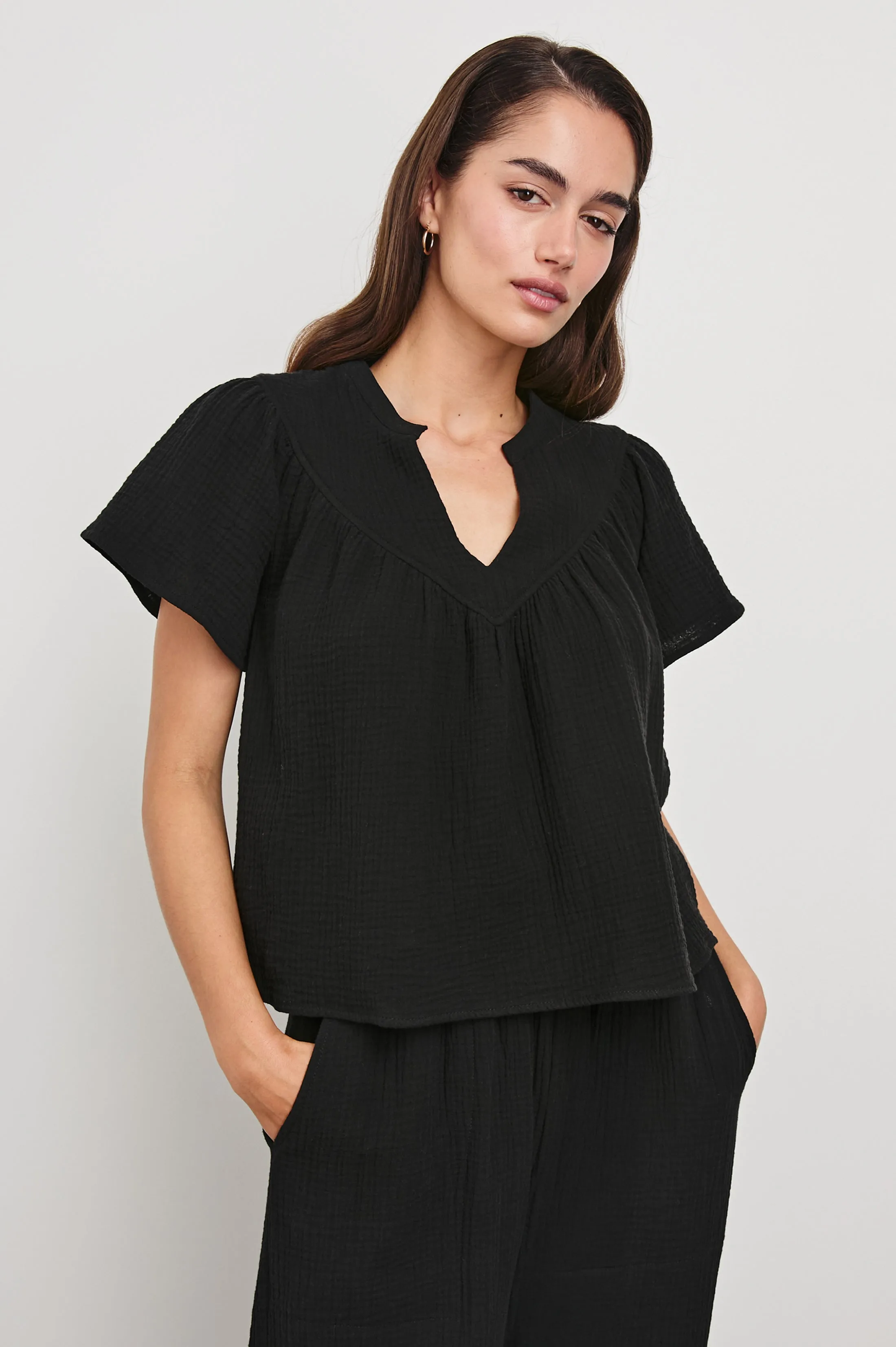 SAYER SHIRT - BLACK Rails