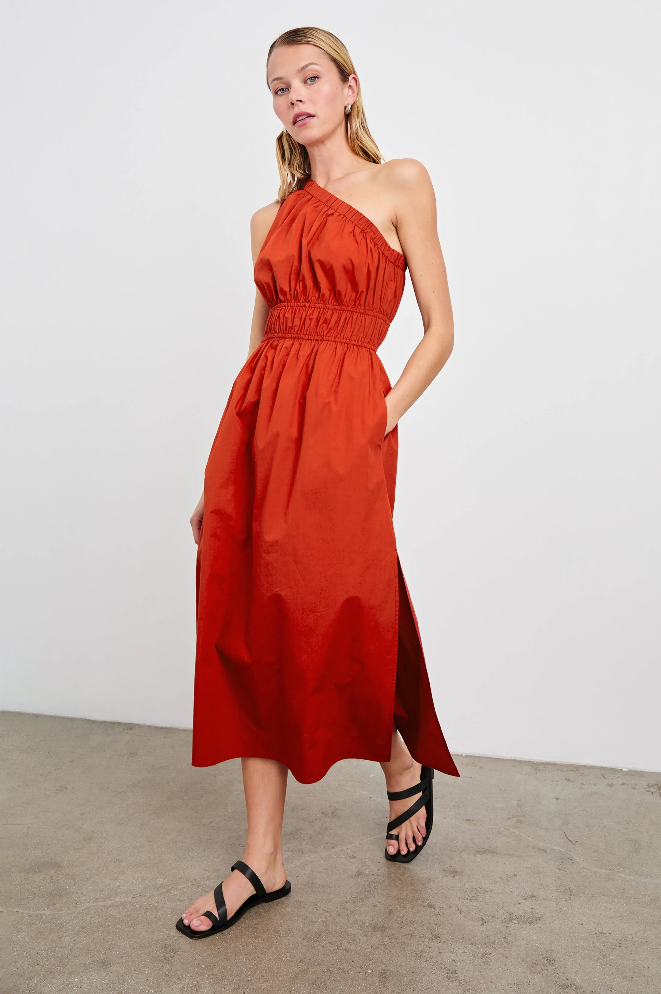 SELANI DRESS - TERRACOTTA Rails