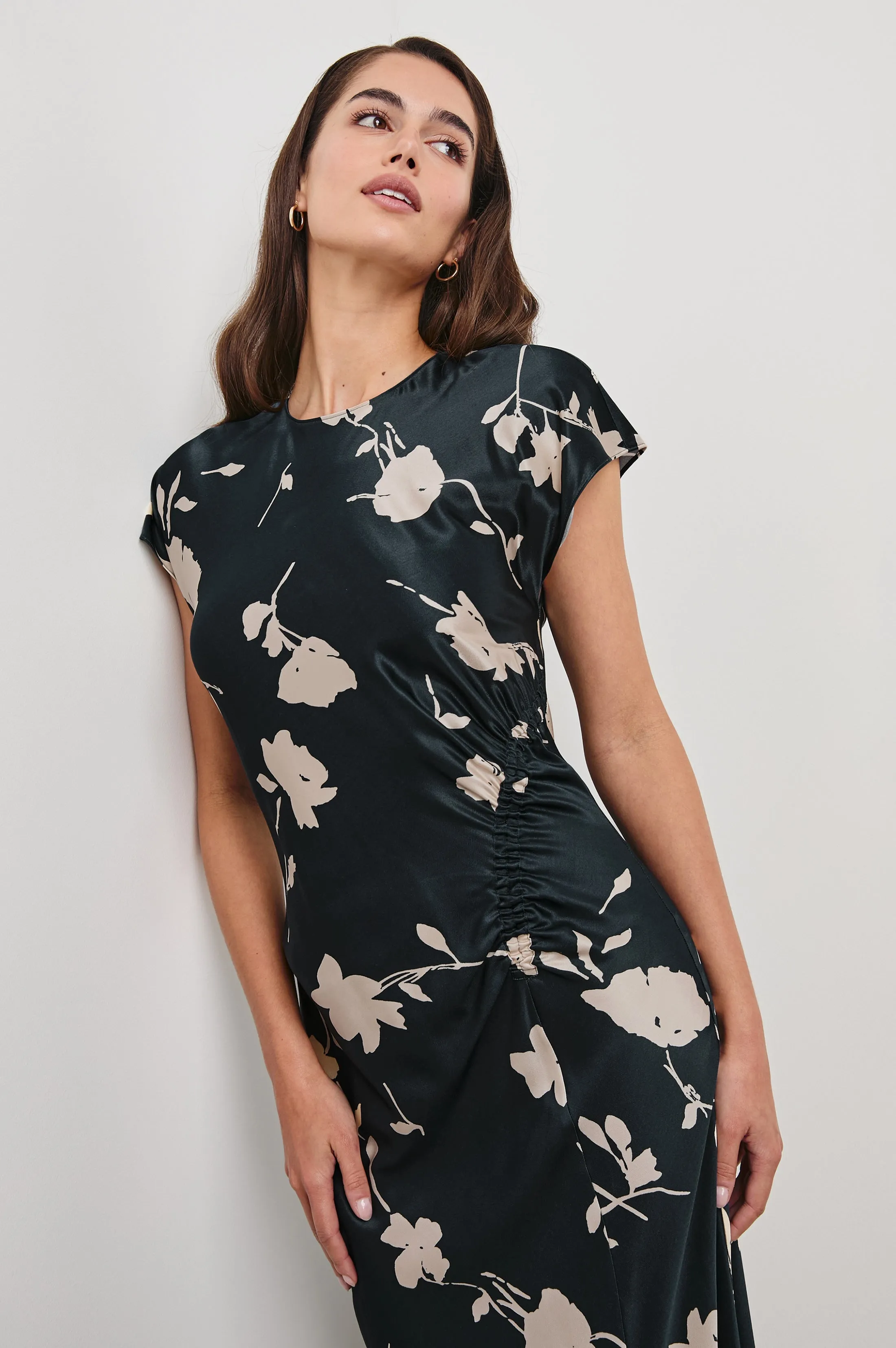 SERENITY DRESS - MIDNIGHT ROSES Rails