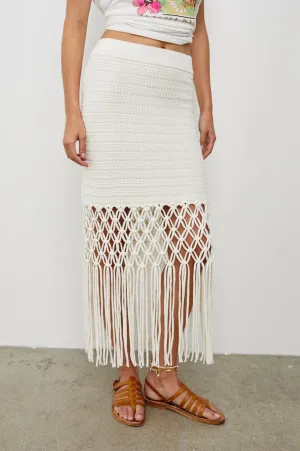 SEVILLA SKIRT - WHITE Rails