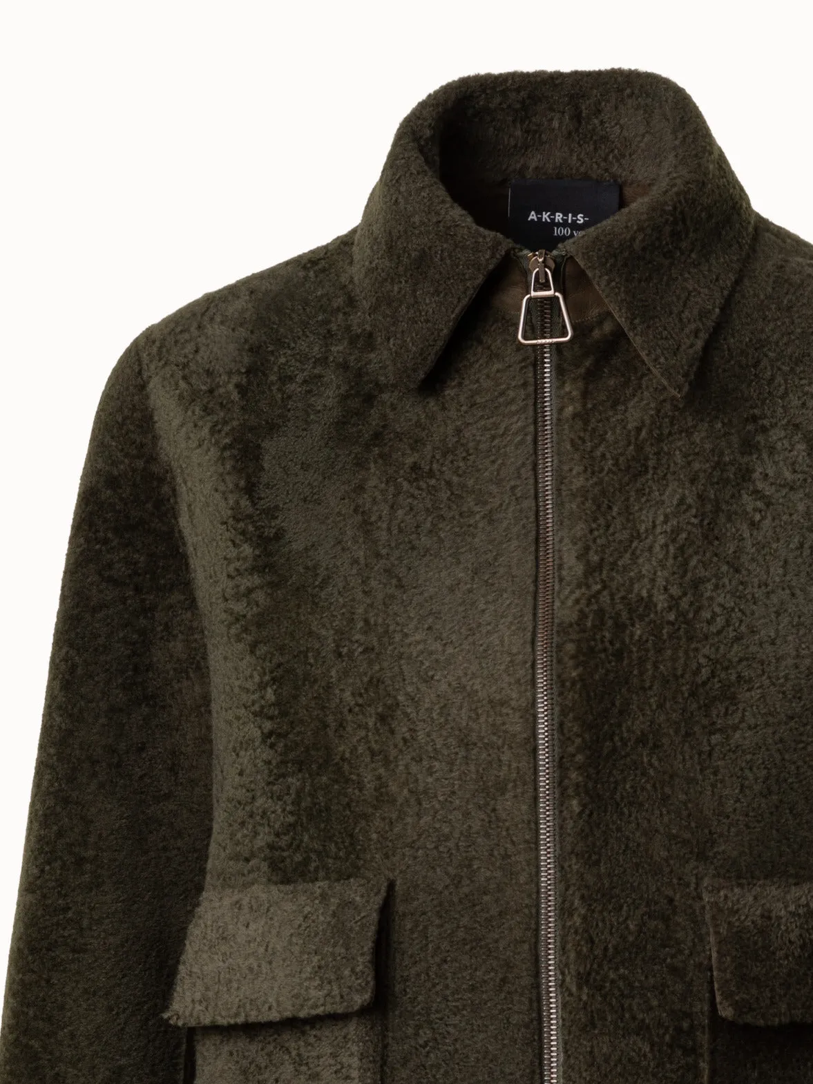 Shearling Short Jacket Akris