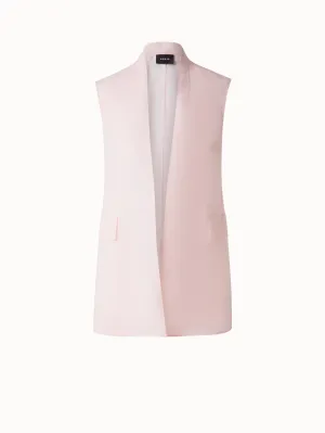 Sheer Silk Organza Gilet Akris
