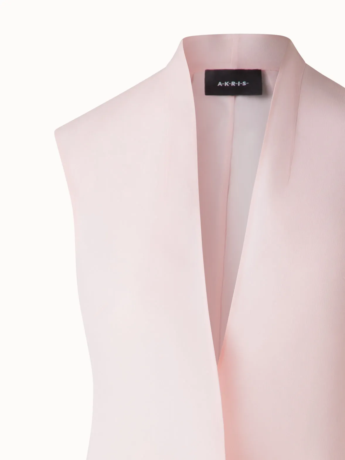 Sheer Silk Organza Gilet Akris