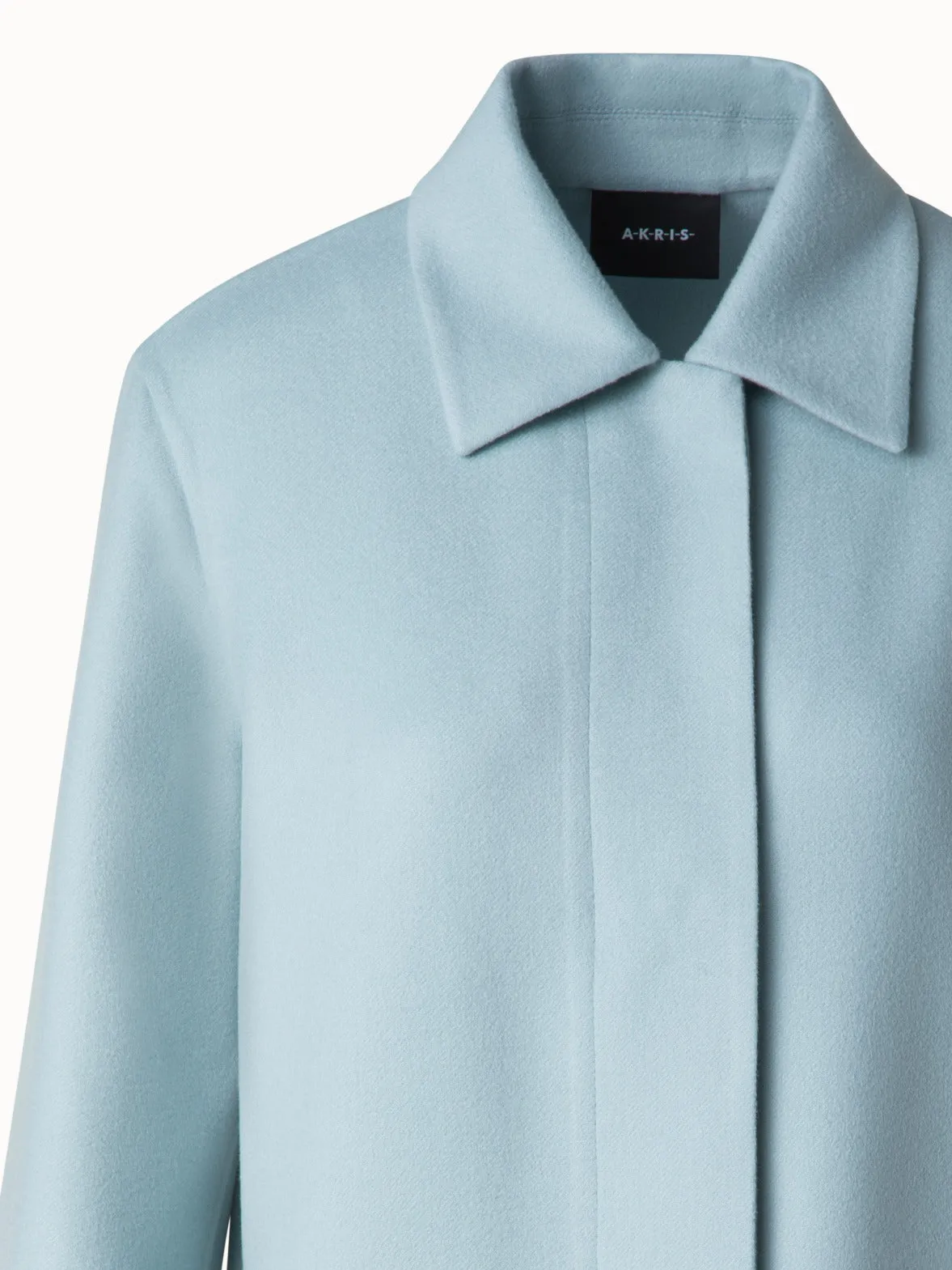 Shirt Jacket in Cashmere Double-Face Akris