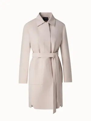 Short Coat in Cotton Double-Face Akris