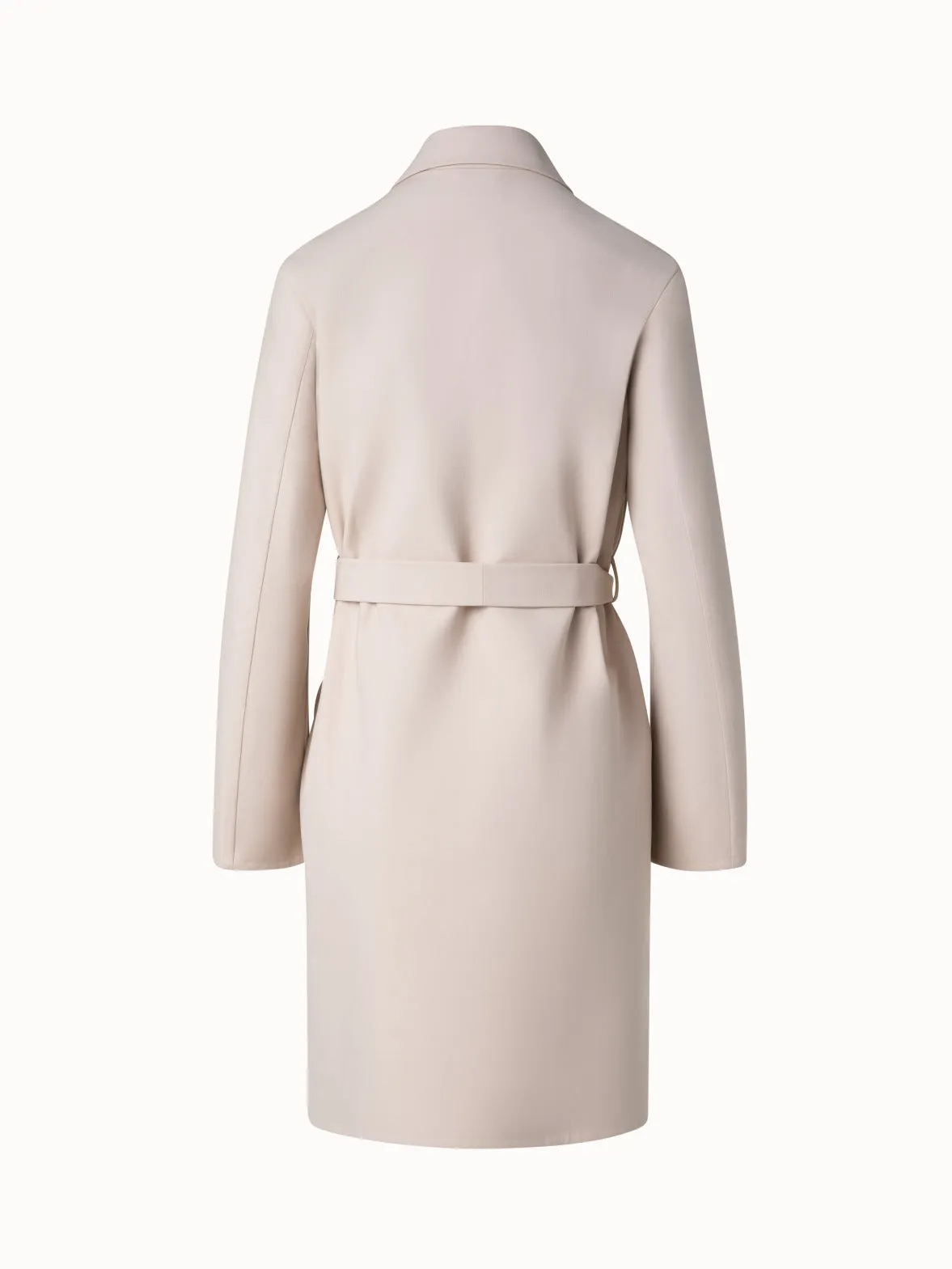 Short Coat in Cotton Double-Face Akris
