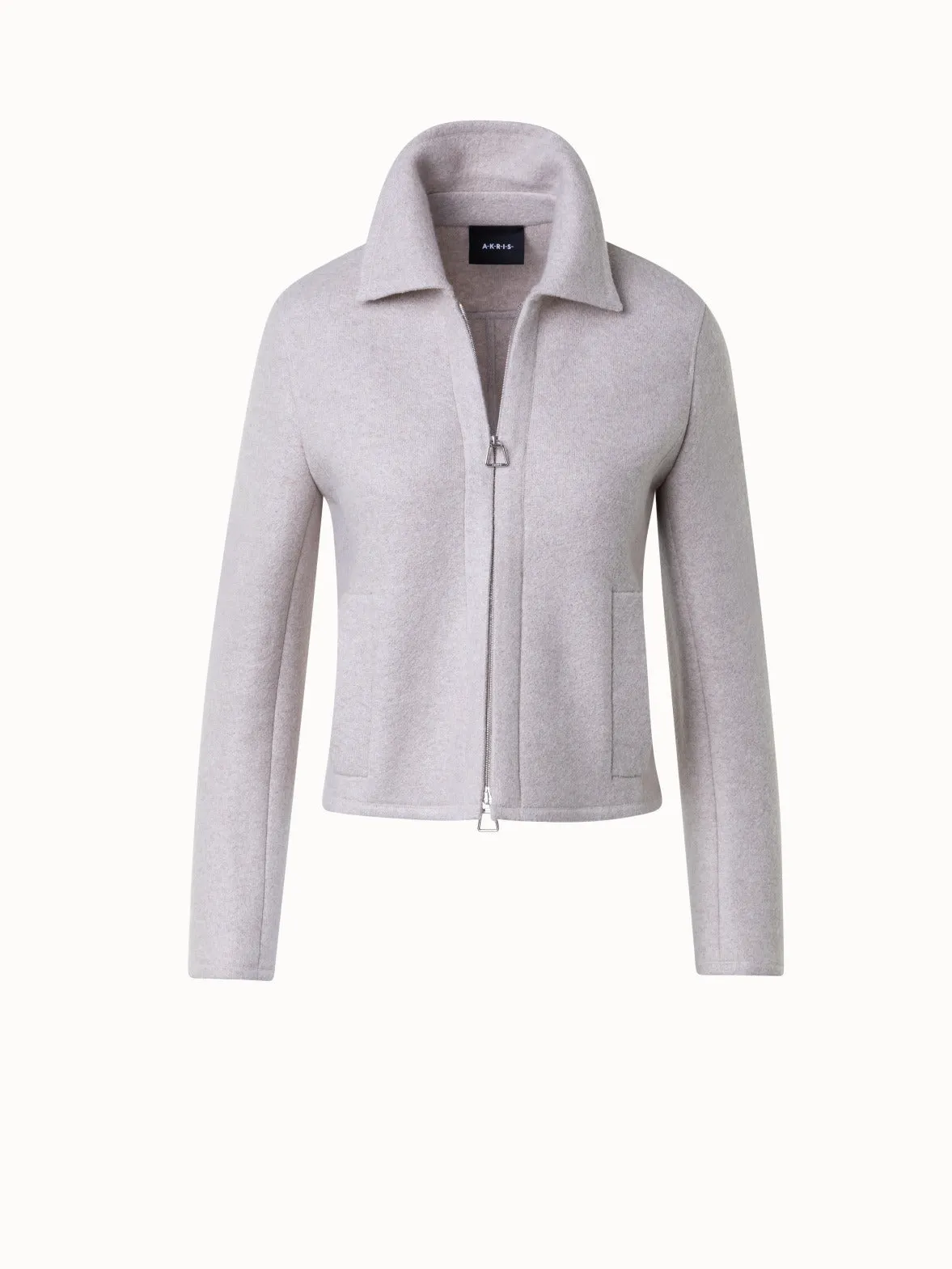 Short Jacket in 100% Cashmere Akris
