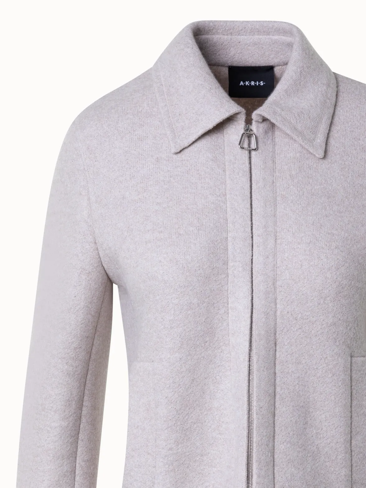 Short Jacket in 100% Cashmere Akris