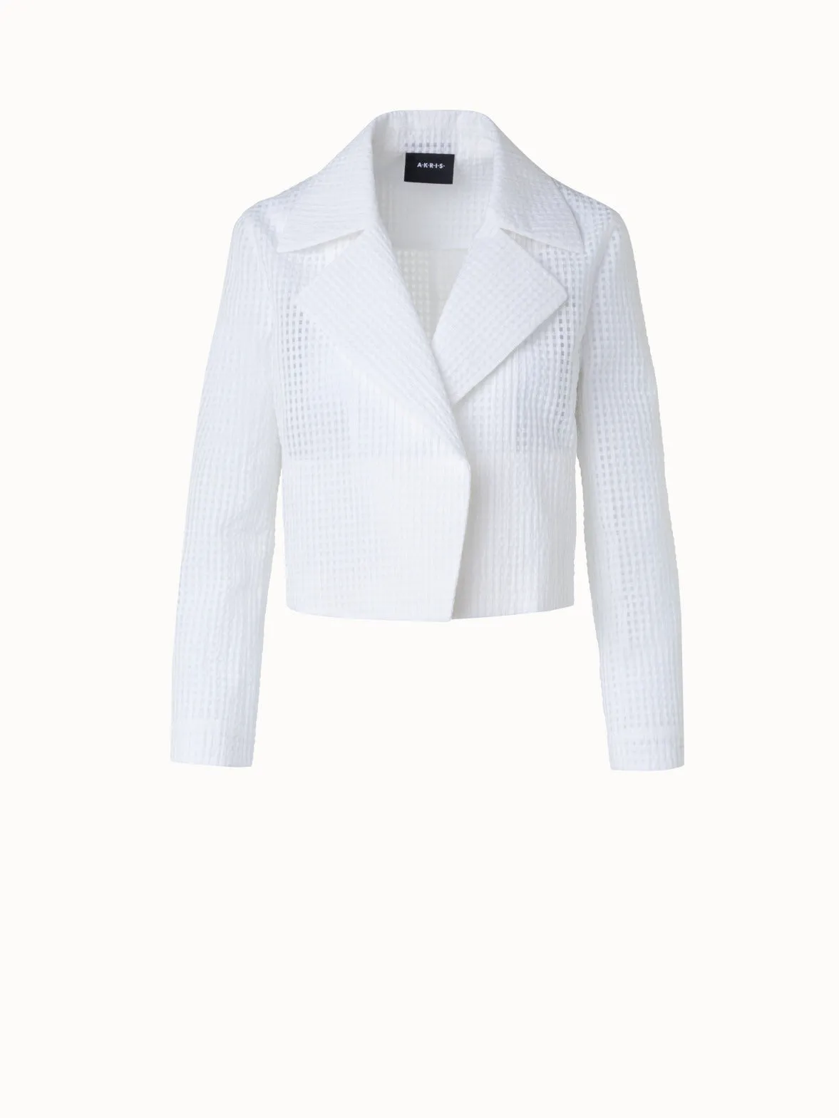 Short Jacket in Semi-Sheer Organza Akris
