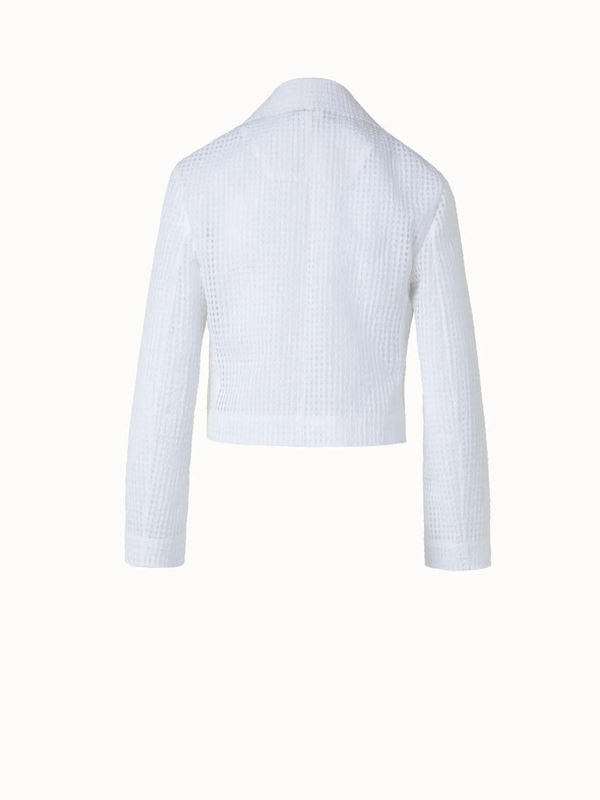 Short Jacket in Semi-Sheer Organza Akris