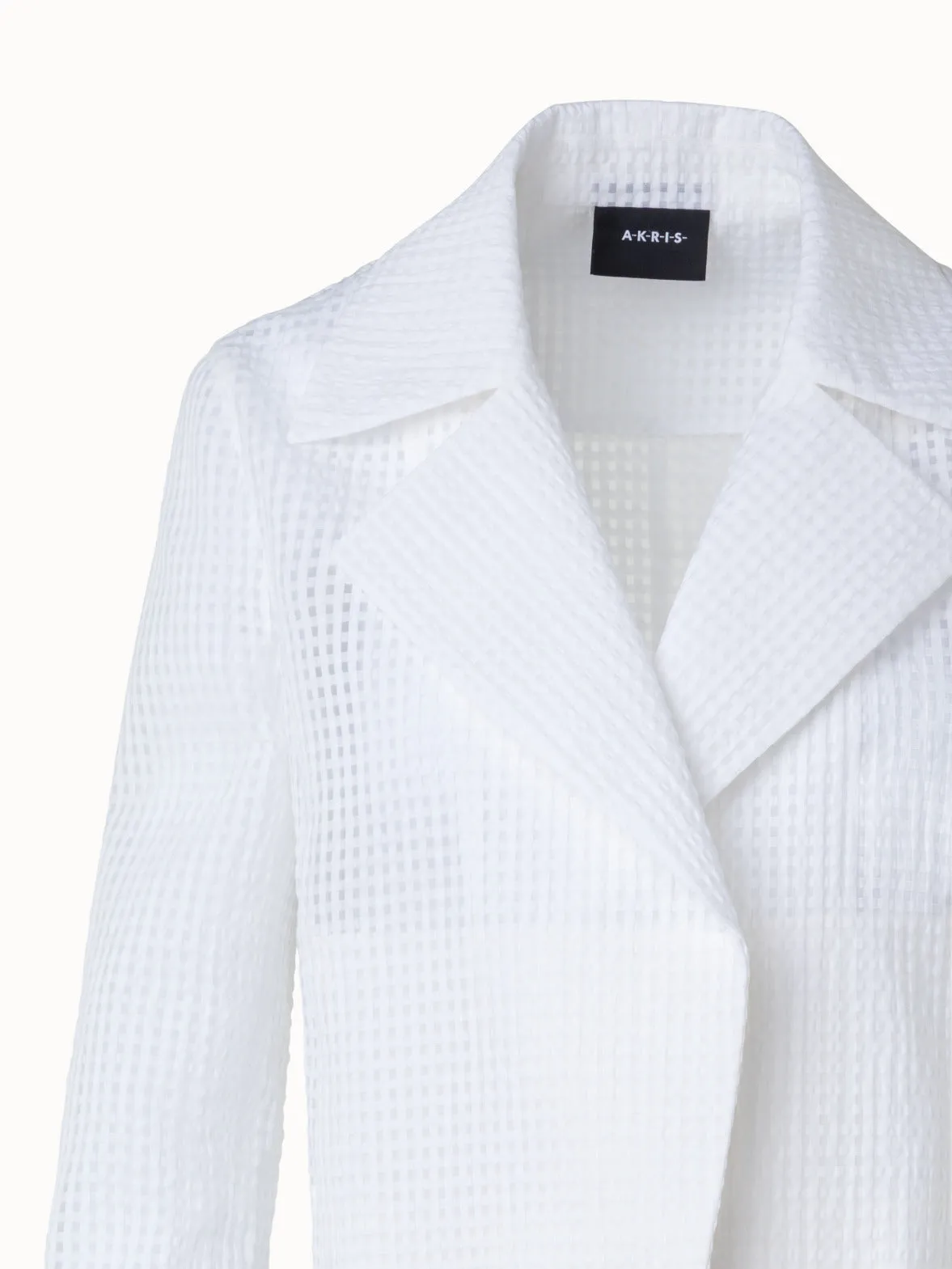 Short Jacket in Semi-Sheer Organza Akris