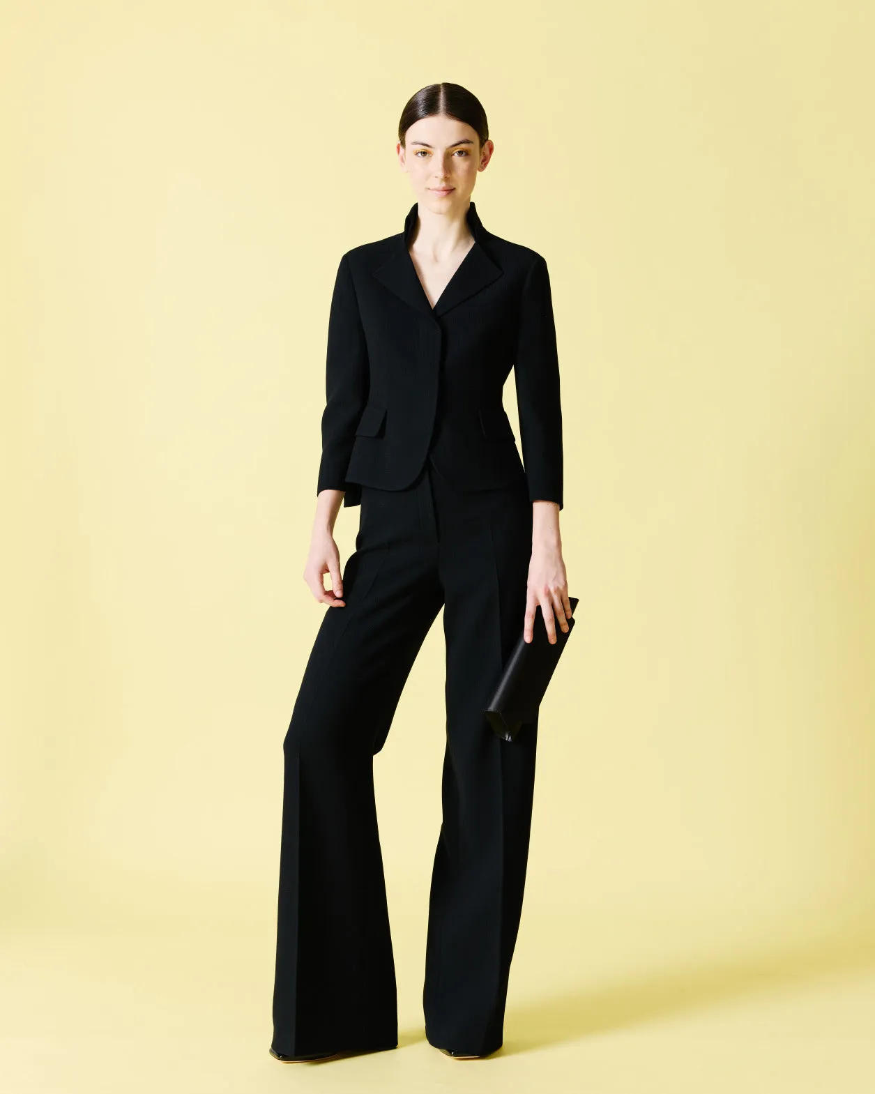 Short Jacket in Wool Double-Face Akris