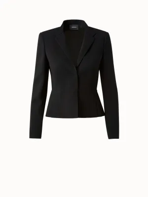 Short Jacket In Wool Double Face Akris